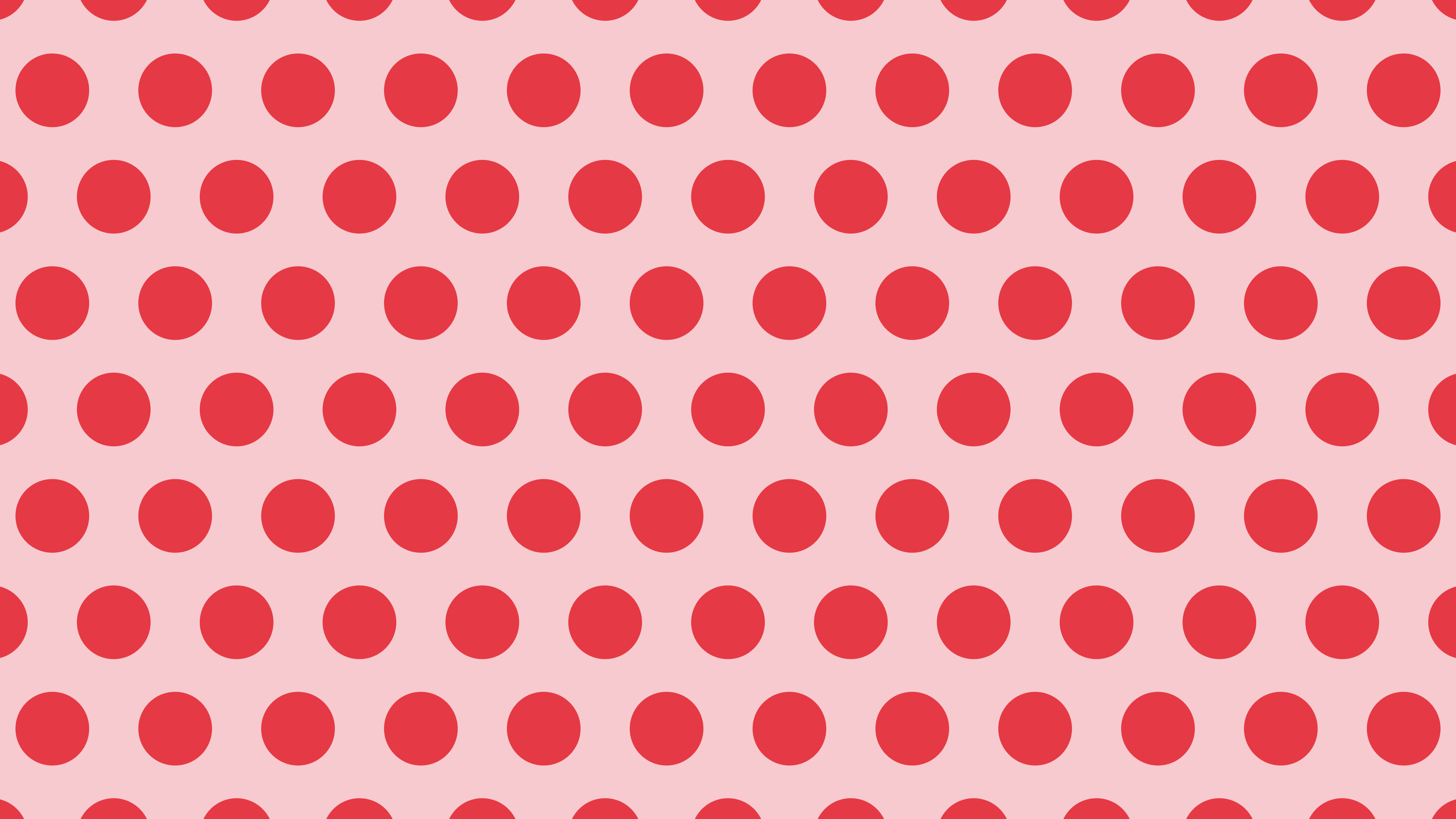 Valentine Polka Dot desktop wallpaper in 4K