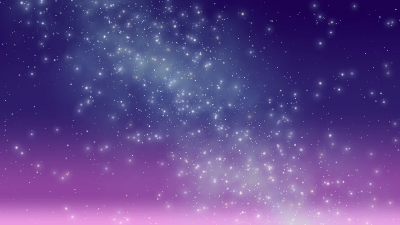 Vaporwave Milky Way Galaxy desktop wallpaper in 4K