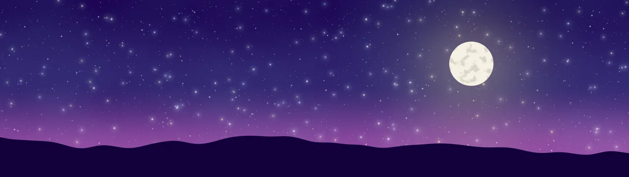 Vaporwave Moon and Stars Night Sky dual monitor wallpaper, 7680 × 2160