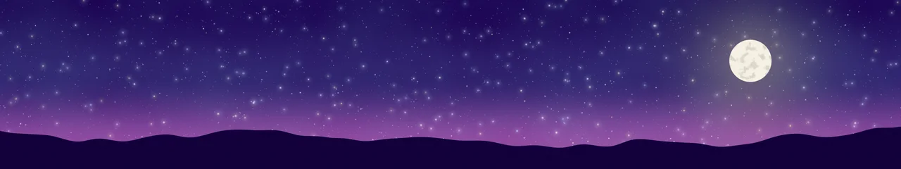 Vaporwave Moon and Stars Night Sky triple monitor wallpaper, 7680 × 1440