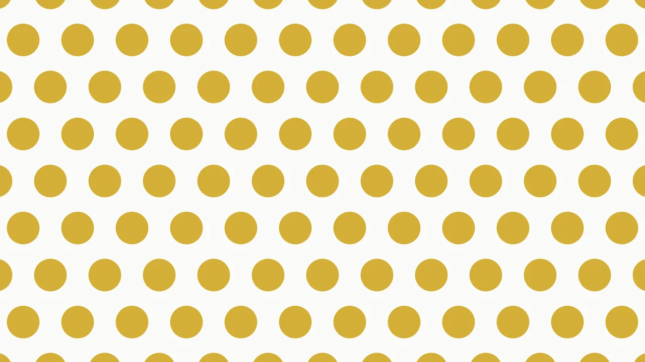 White and Gold Polka Dot desktop wallpaper in 4K