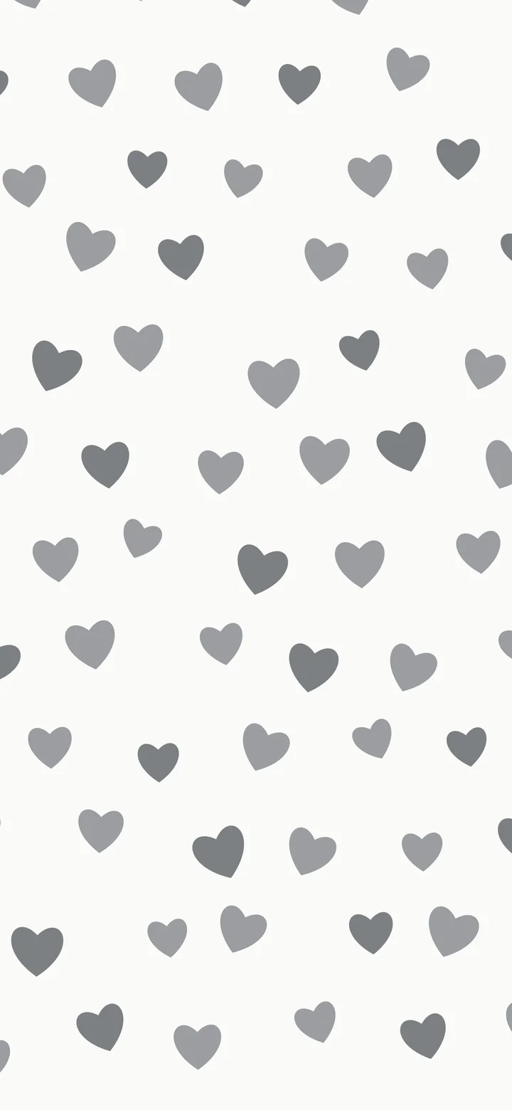 White and Gray Heart Pattern wallpaper for iPhone and Android