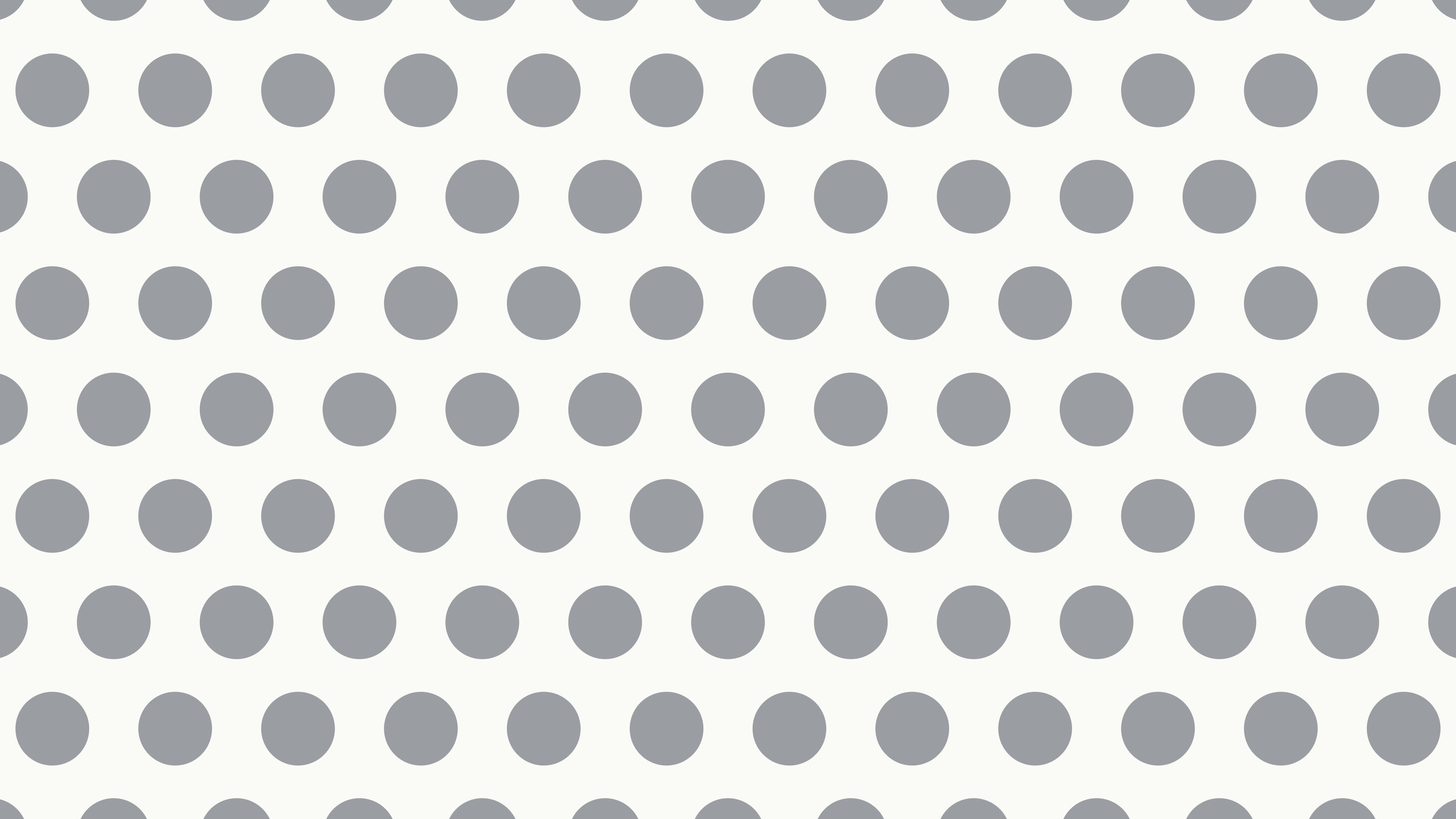 White and Gray Polka Dot desktop wallpaper in 4K