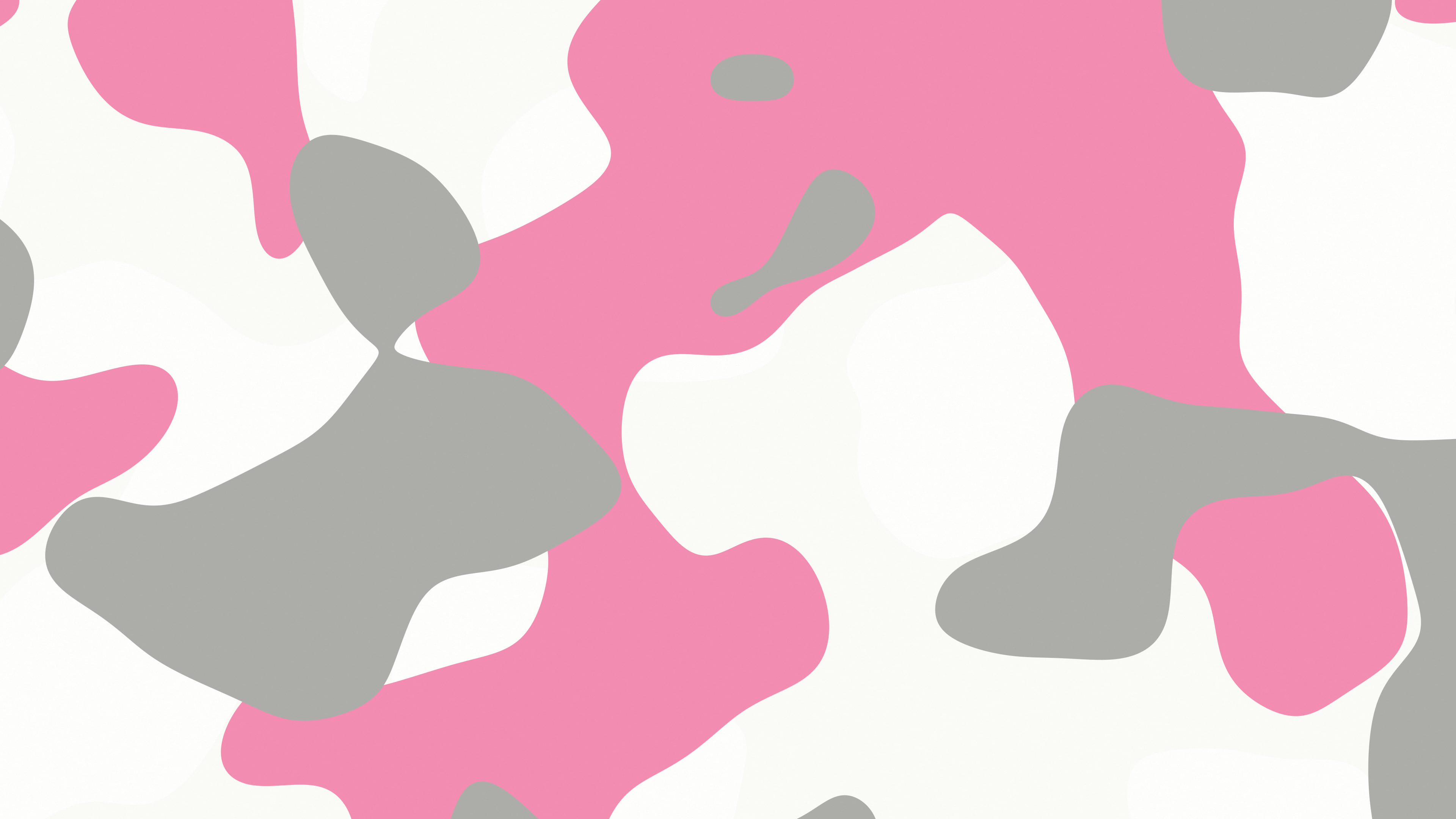White and Pink Camo desktop wallpaper in 4K