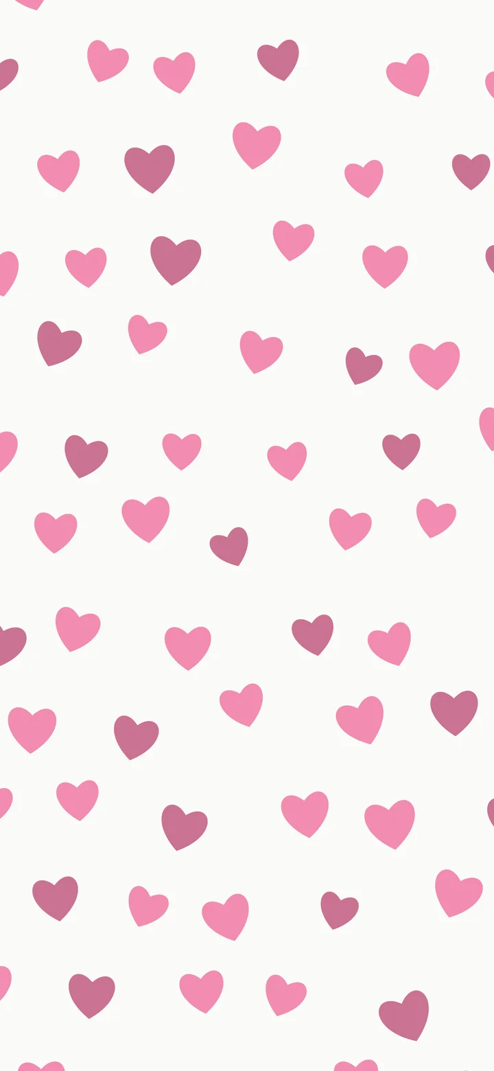 White and Pink Heart Pattern wallpaper for iPhone and Android