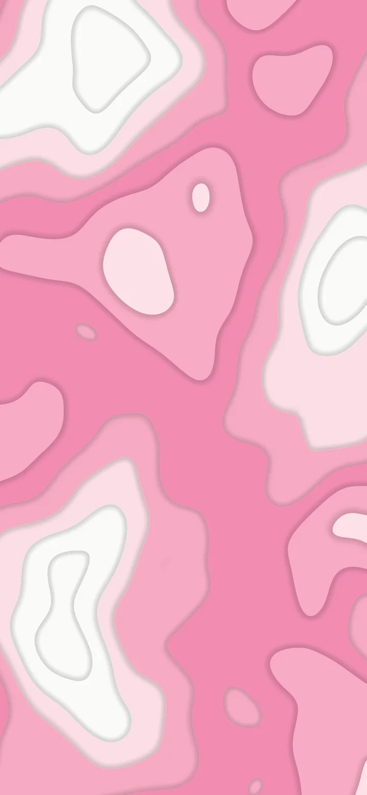 White and Pink Layered Topographic wallpaper for iPhone and Android