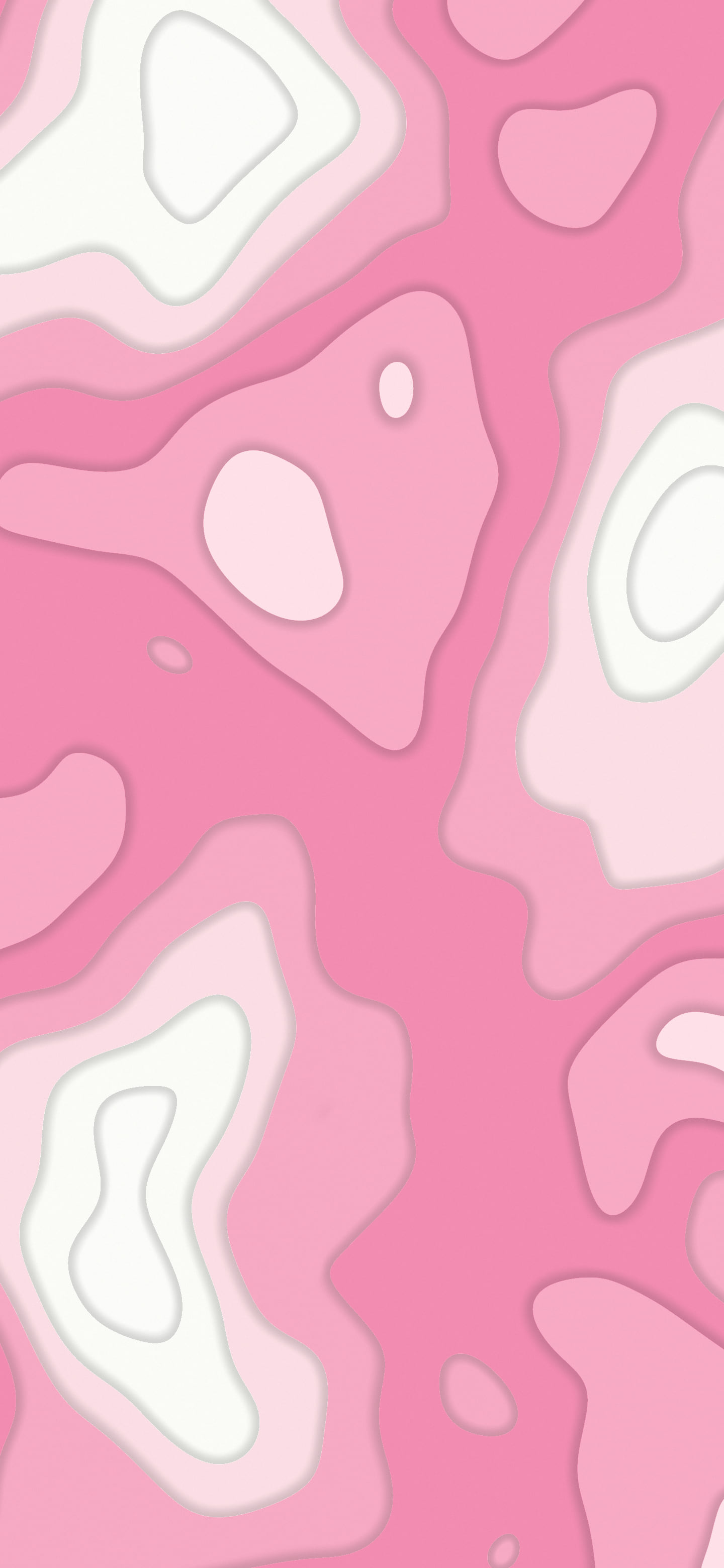 White and Pink Layered Topographic wallpaper for iPhone and Android