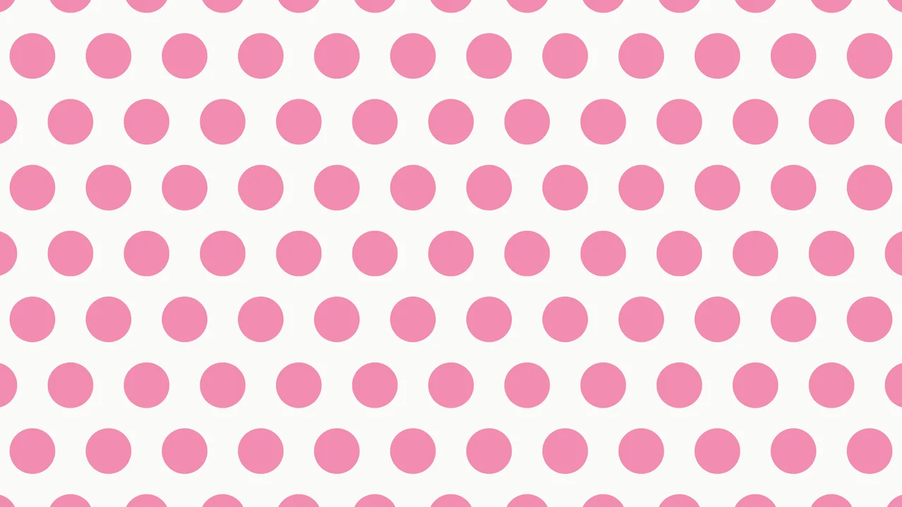 White and Pink Polka Dot desktop wallpaper in 4K