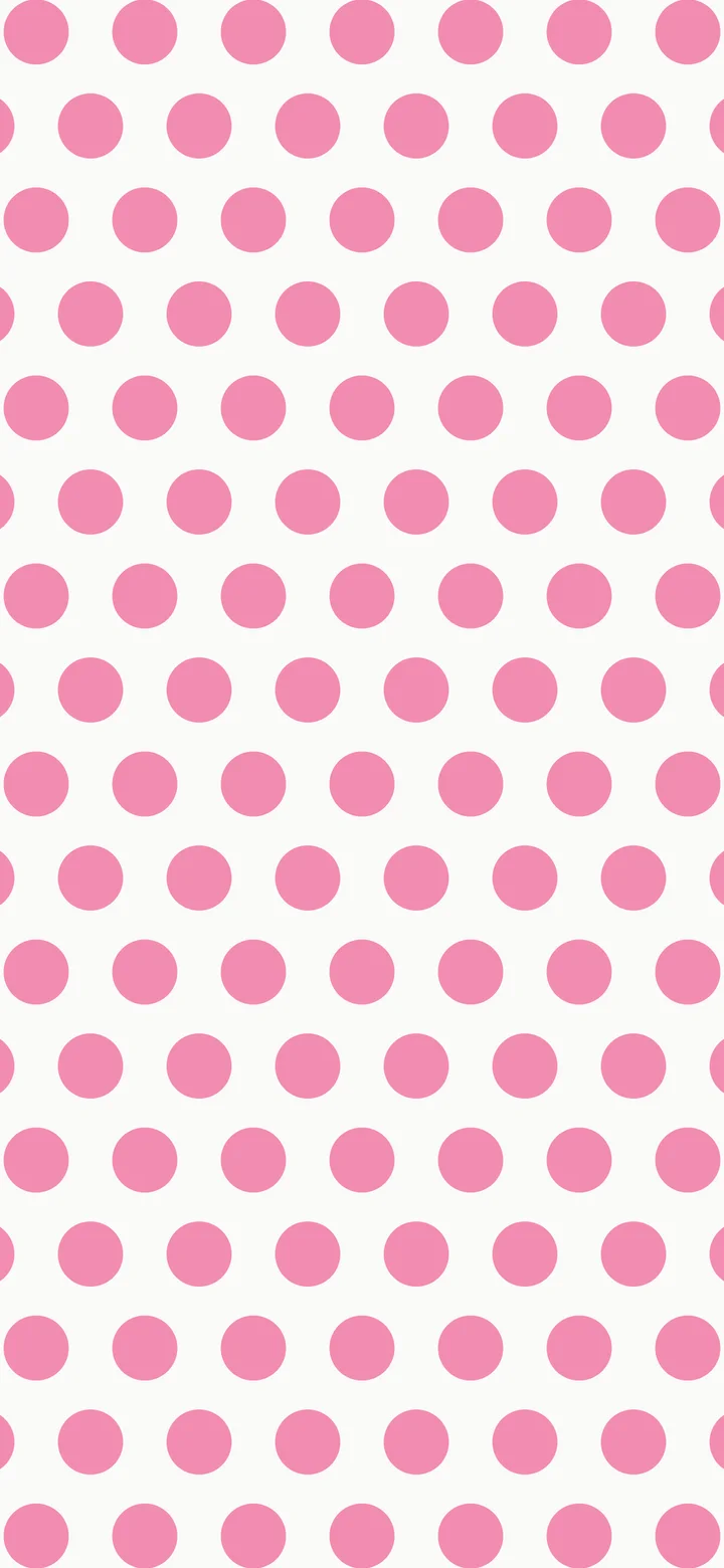 White and Pink Polka Dot wallpaper for iPhone and Android