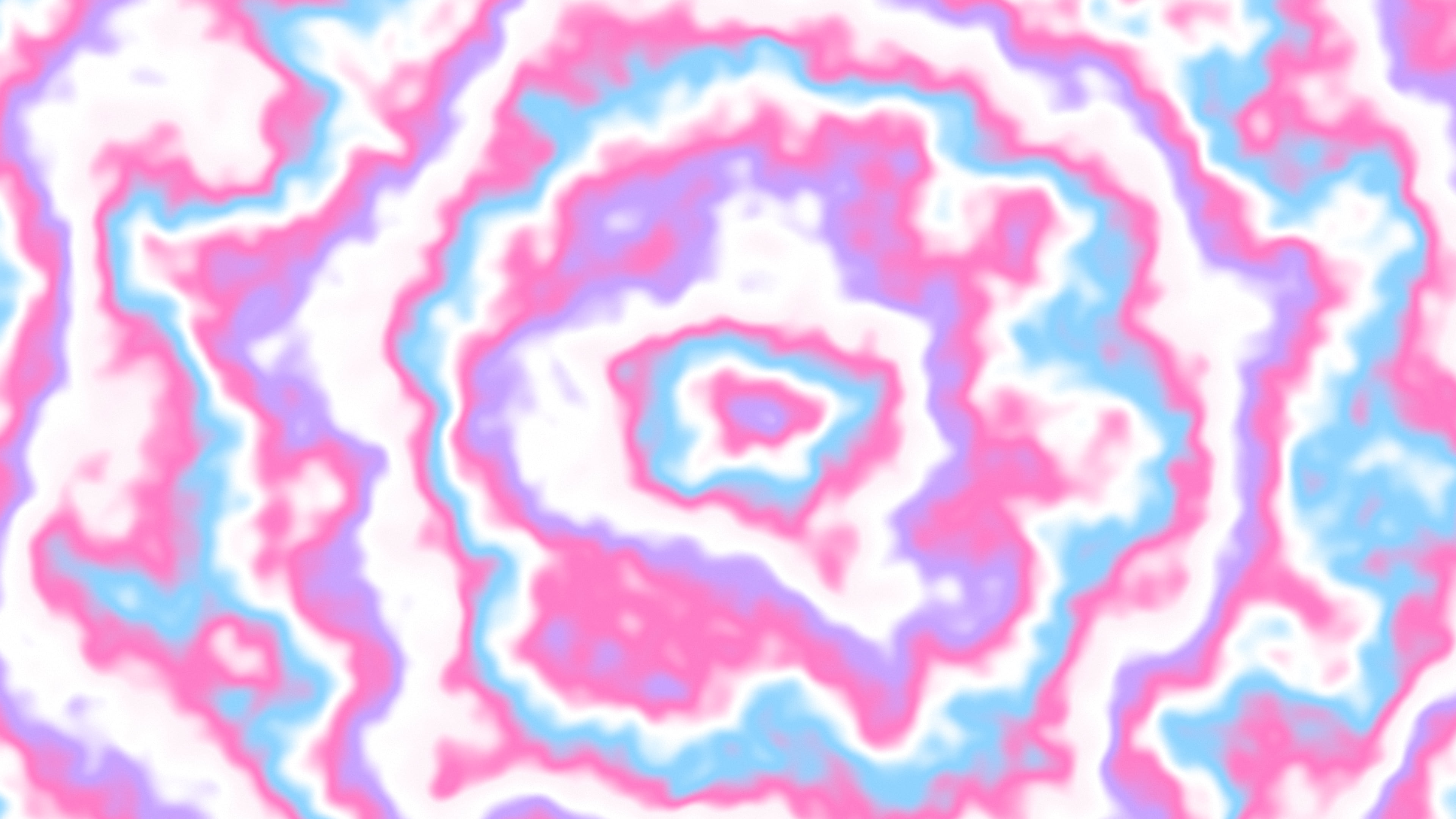 Y2K Pink and Blue Bullseye Tie Dye desktop wallpaper in 4K