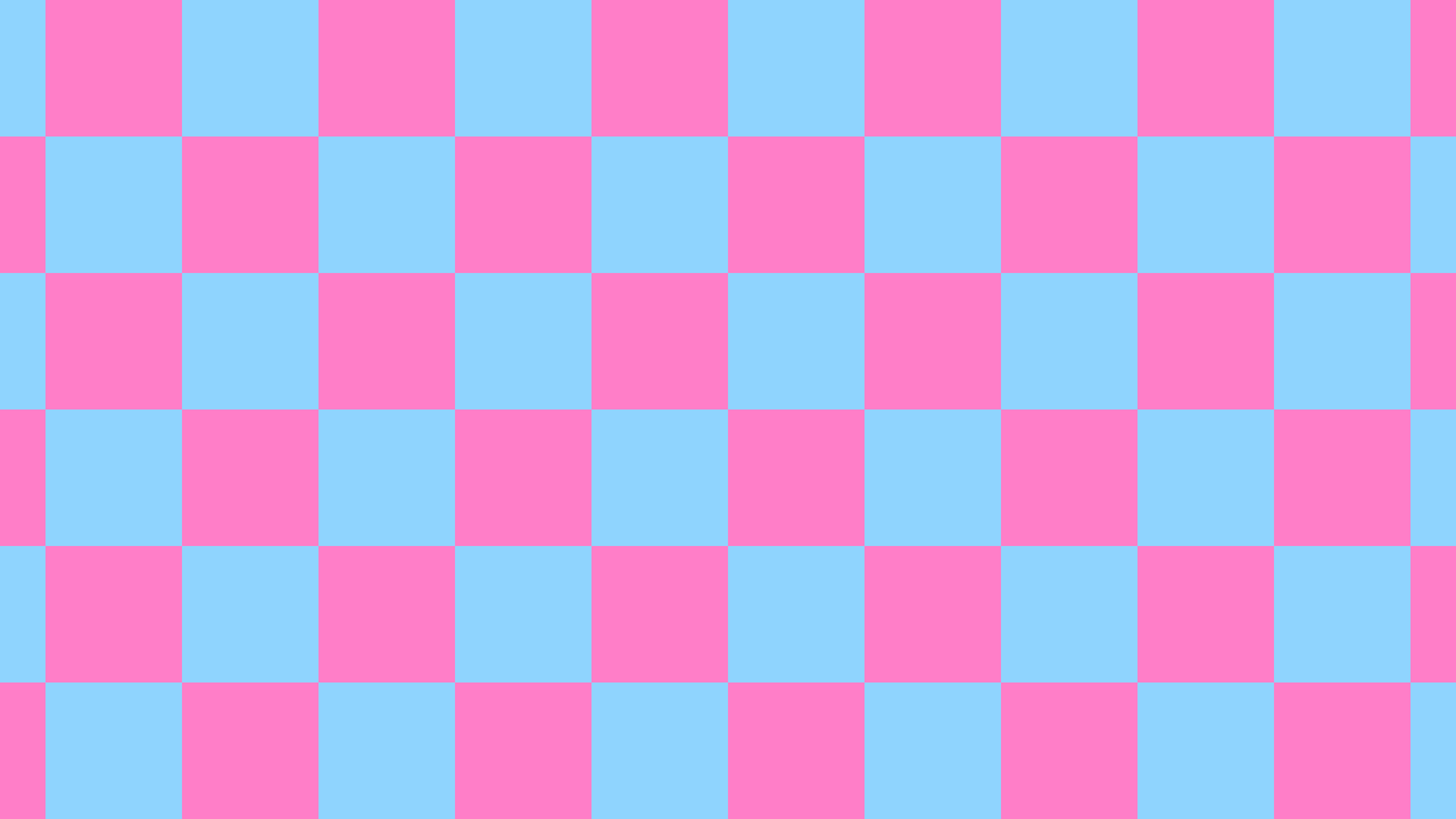 Y2K Pink and Blue Checkered desktop wallpaper in 4K
