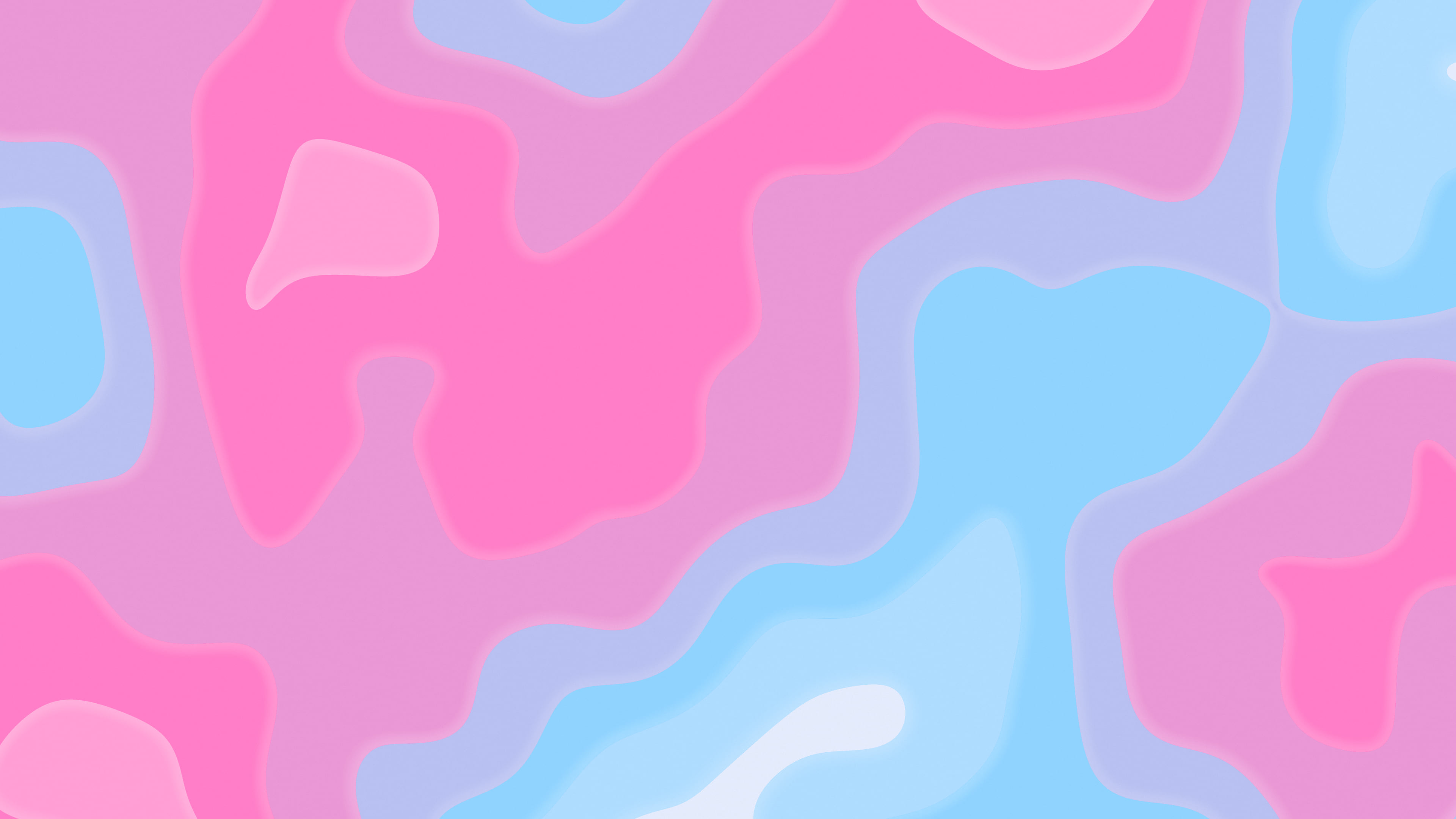 Y2K Pink and Blue Layered Topographic desktop wallpaper in 4K