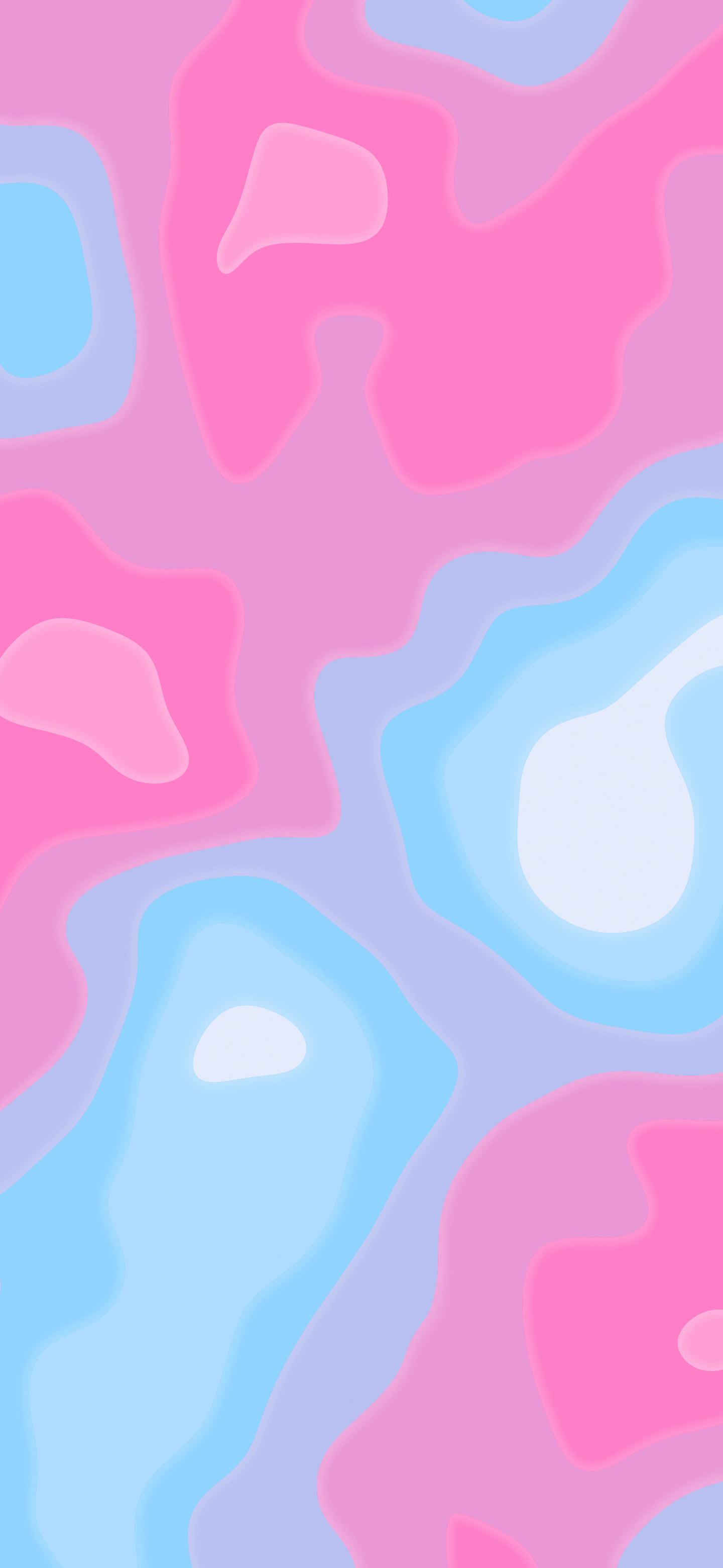 Y2K Pink and Blue Layered Topographic wallpaper for iPhone and Android