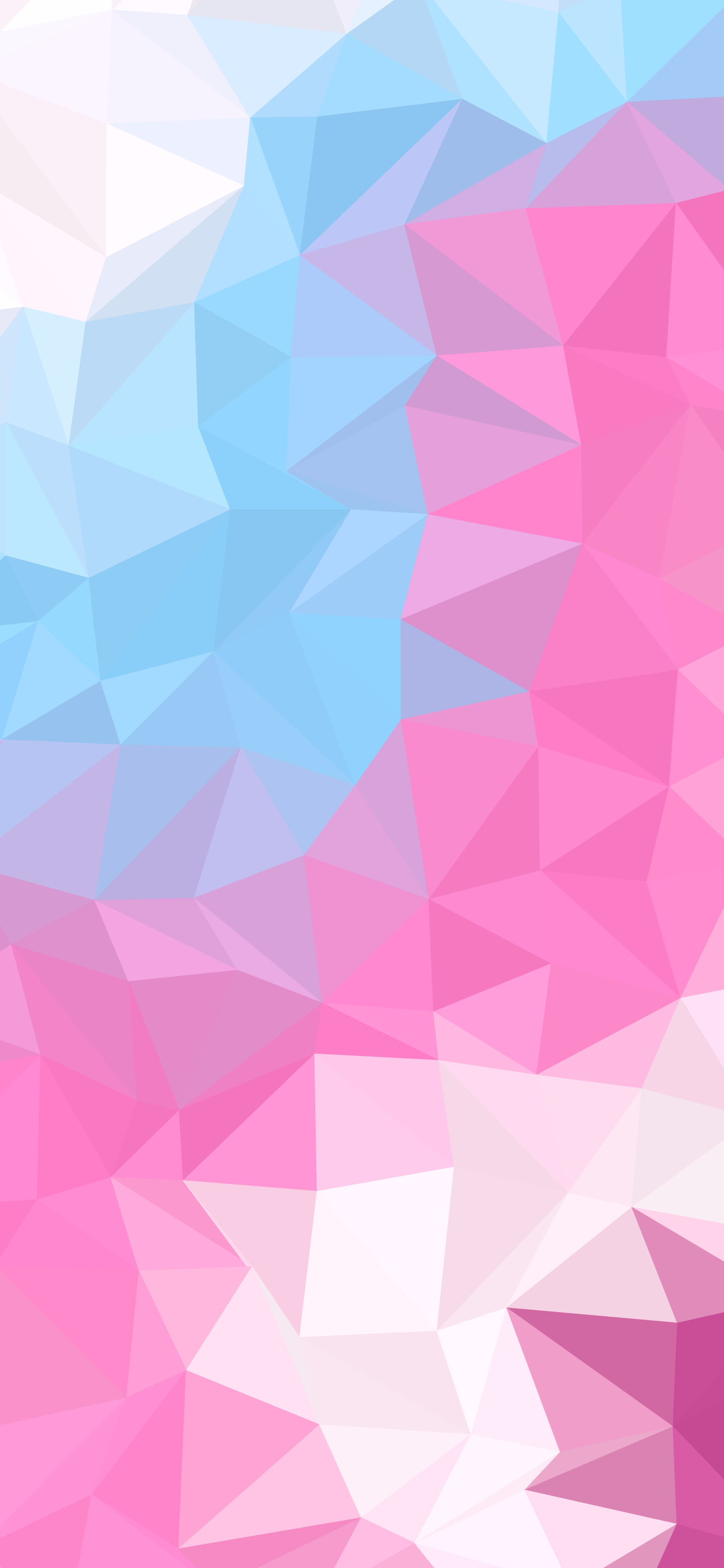 Y2K Pink and Blue Low Poly wallpaper for iPhone and Android