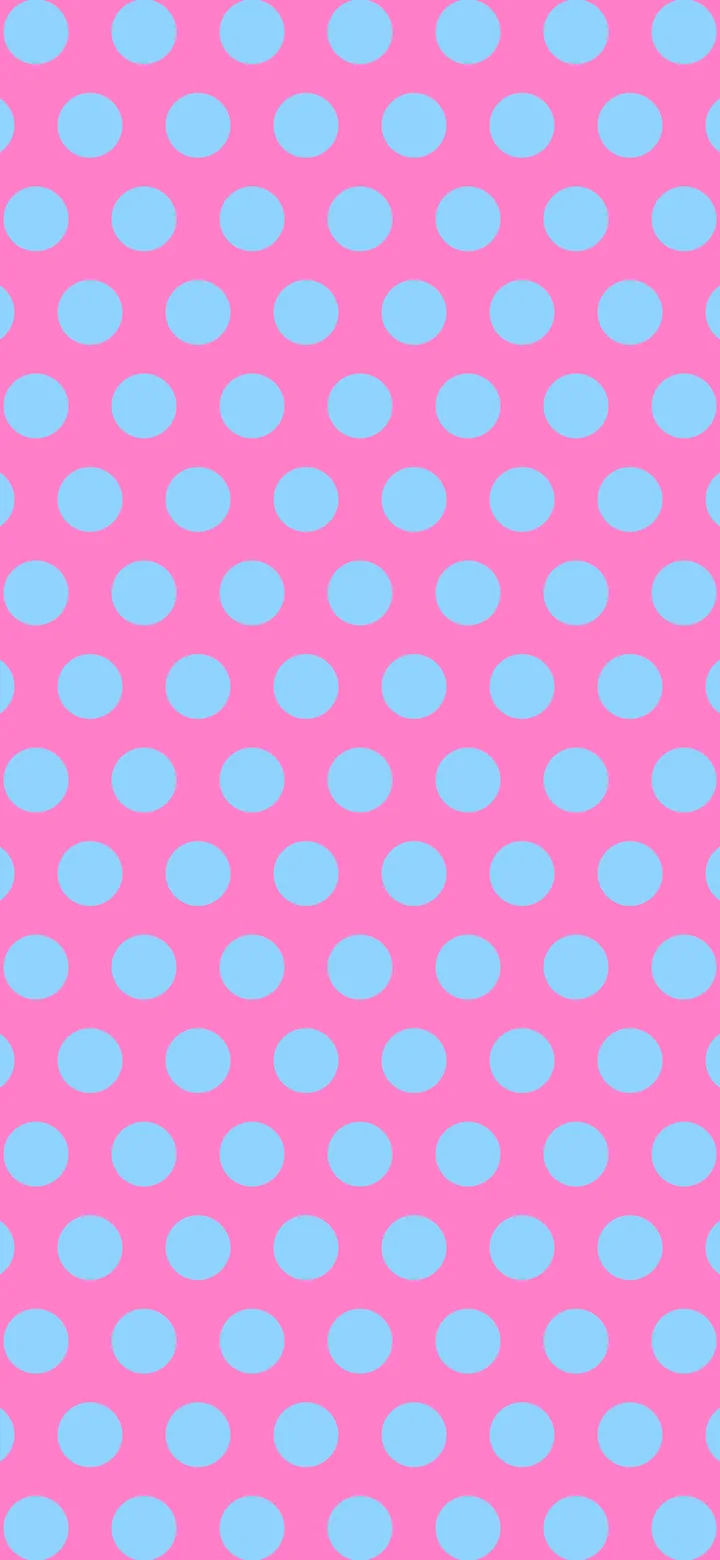 Y2K Pink and Blue Polka Dot wallpaper for iPhone and Android
