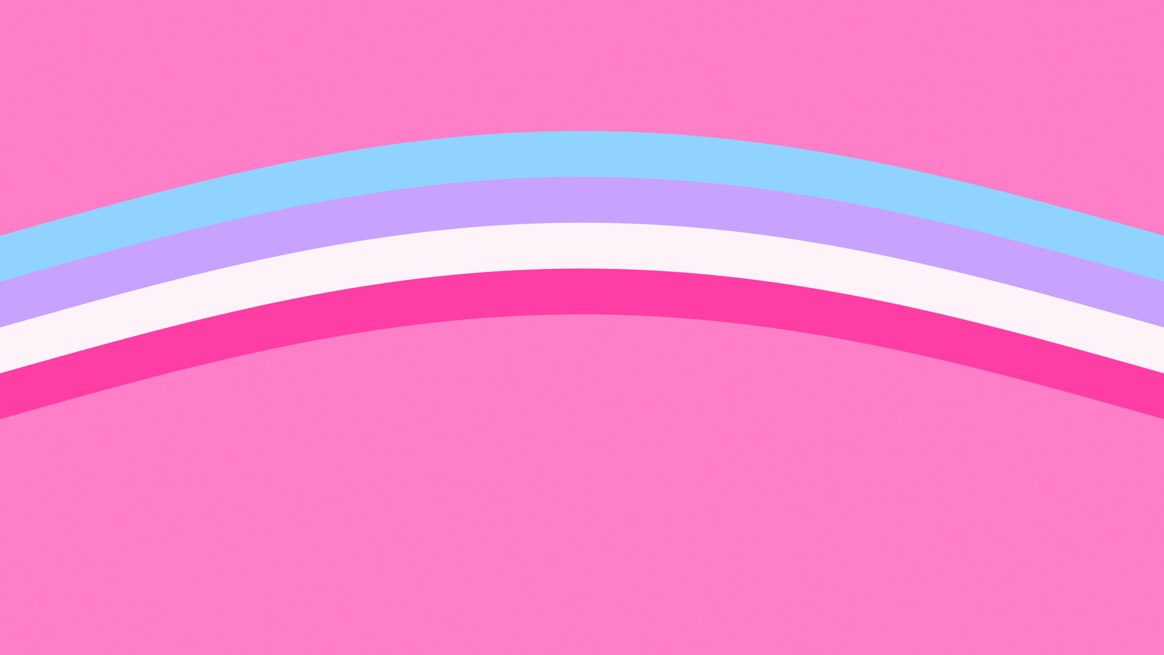 Y2K Pink and Blue Retro Stripe desktop wallpaper in 4K