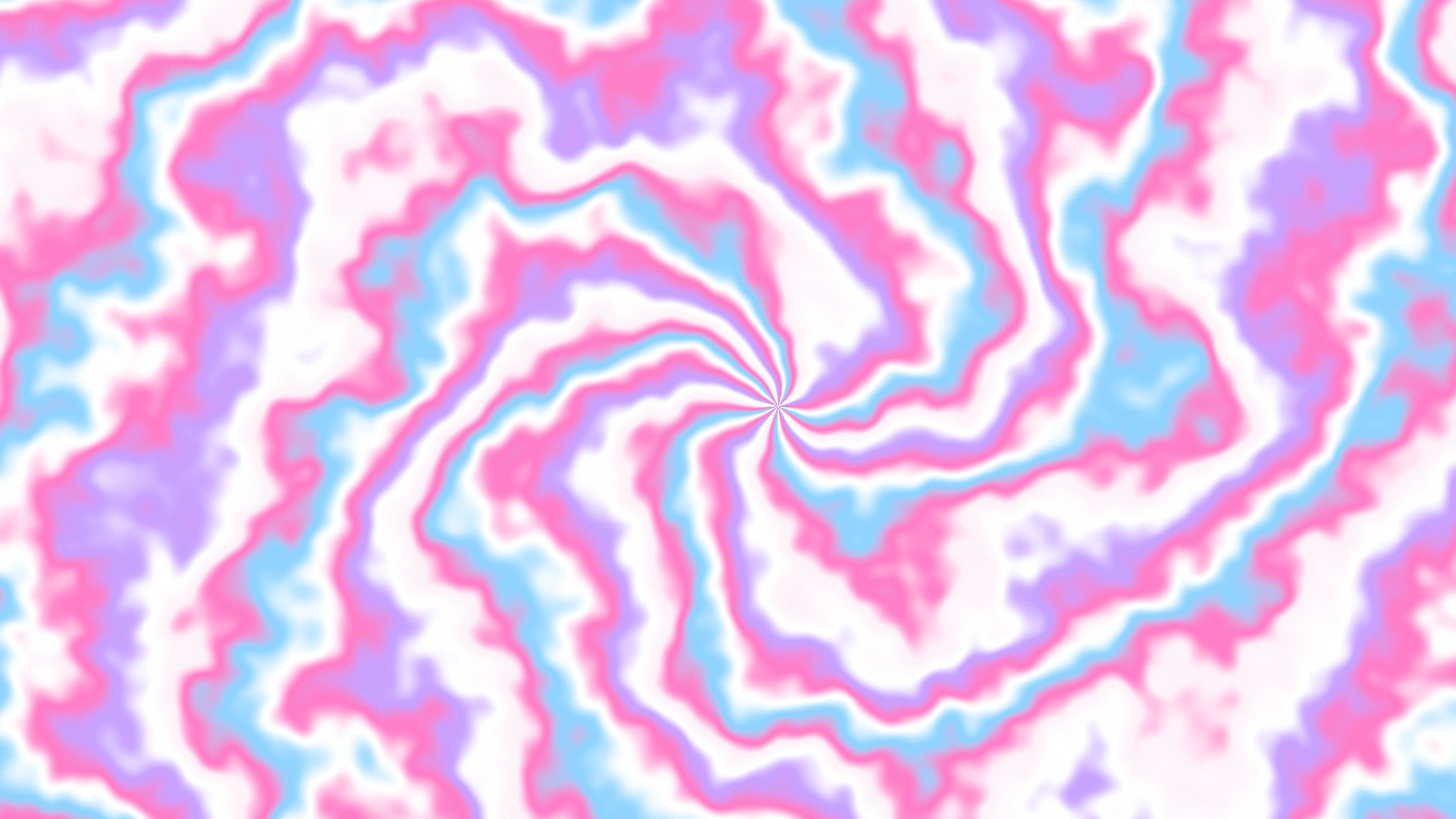 Y2K Pink and Blue Spiral Tie Dye desktop wallpaper in 4K