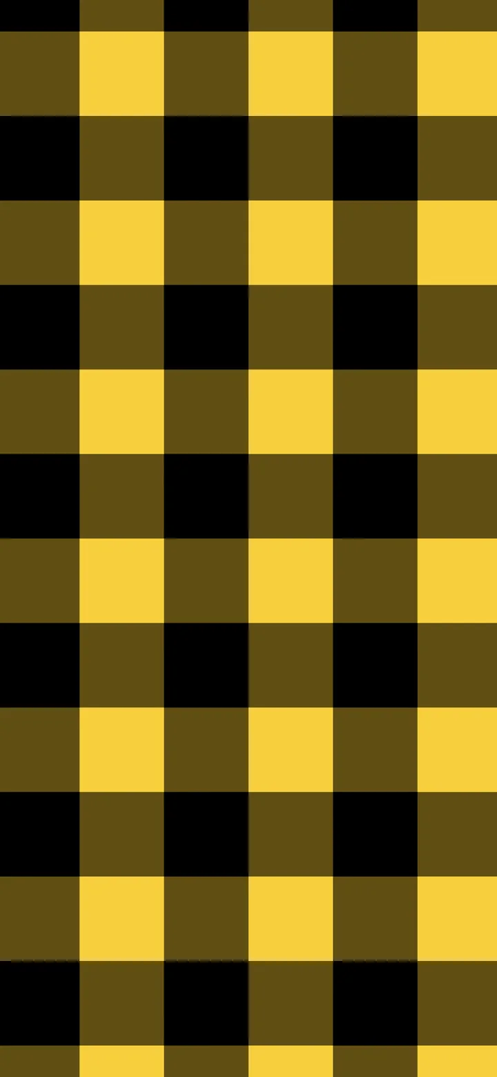 Yellow and Black Buffalo Check Plaid wallpaper for iPhone and Android