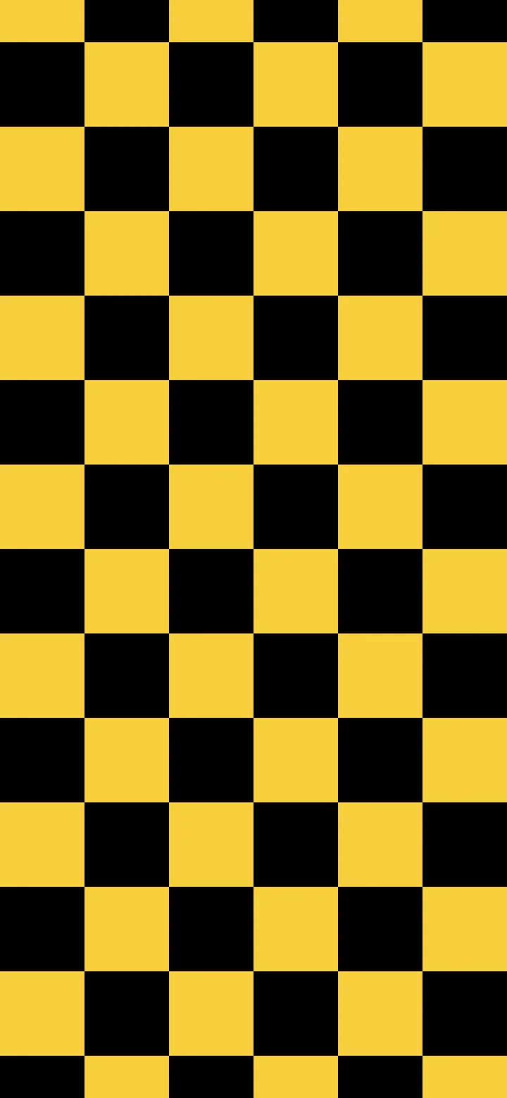Yellow and Black Checkered wallpaper for iPhone and Android