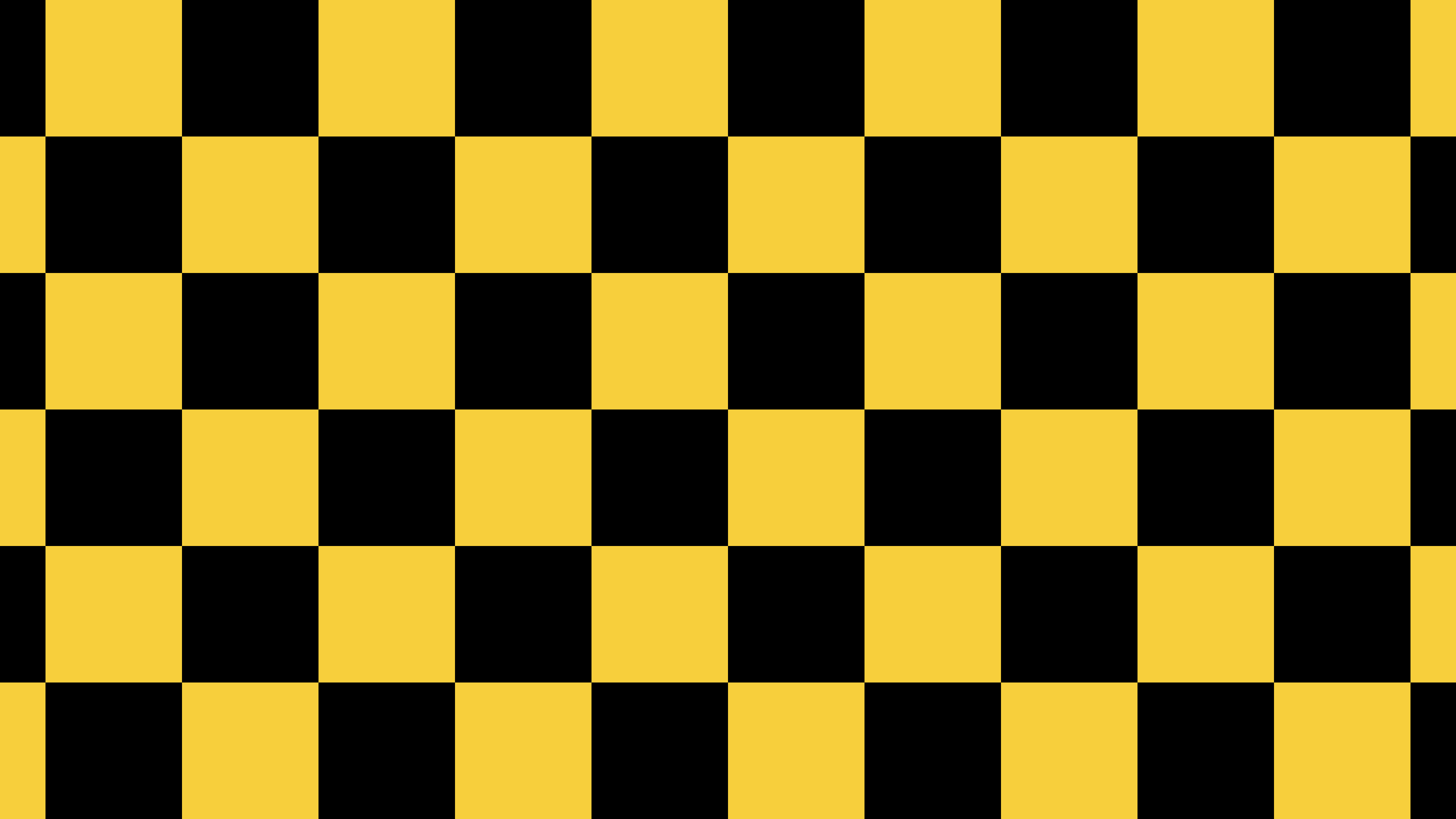 Yellow and Black Checkered desktop wallpaper in 4K