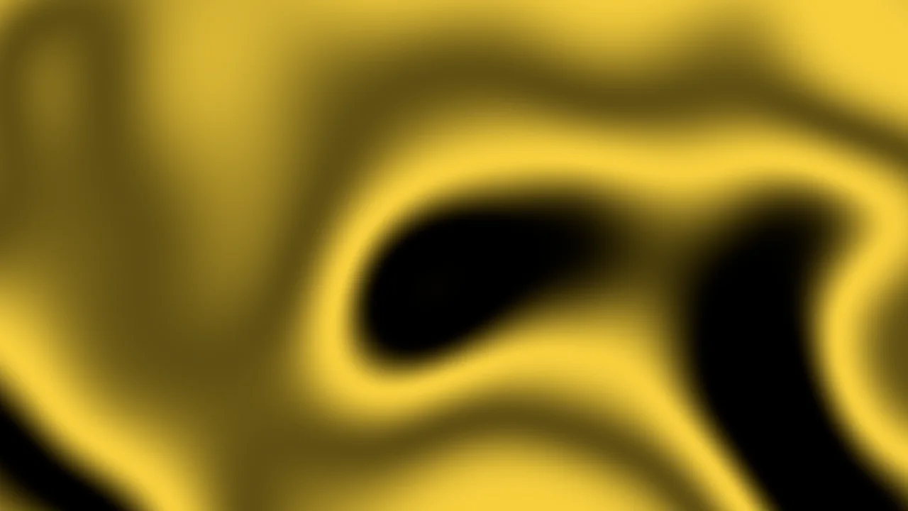 Yellow and Black Silky Gradient desktop wallpaper in 4K