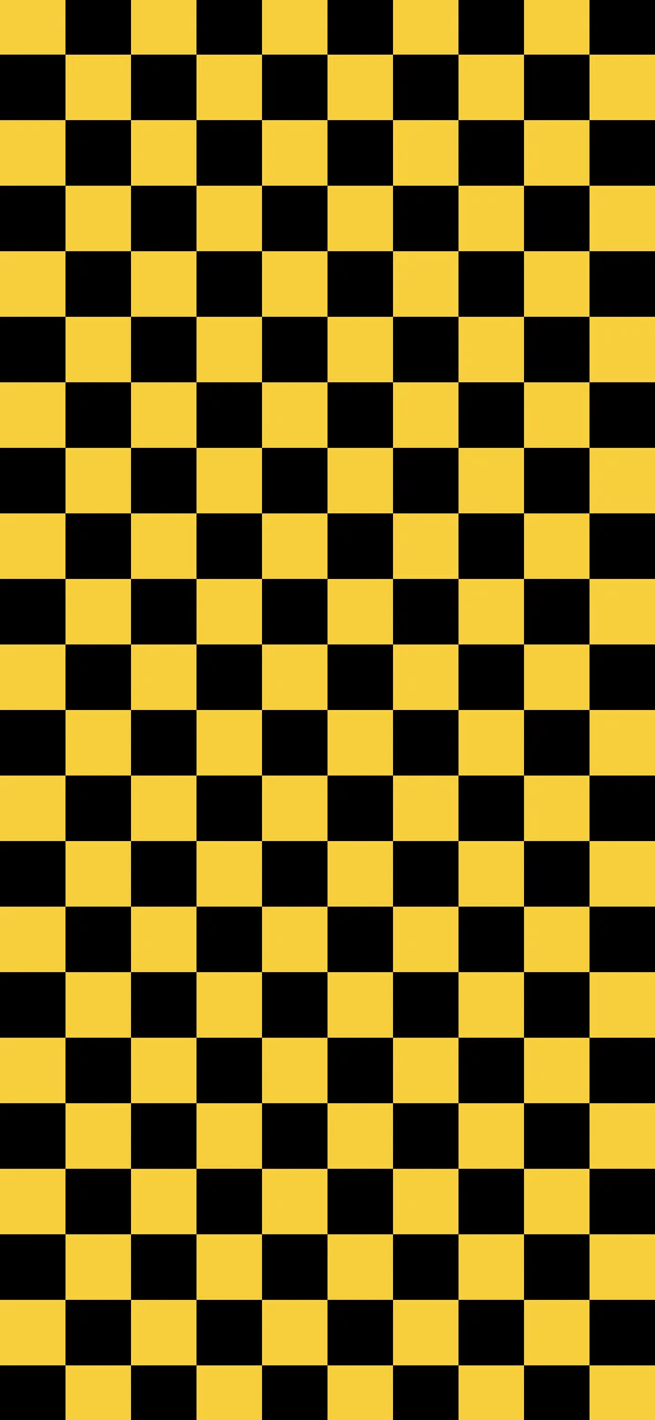 Yellow and Black Small Checkered wallpaper for iPhone and Android