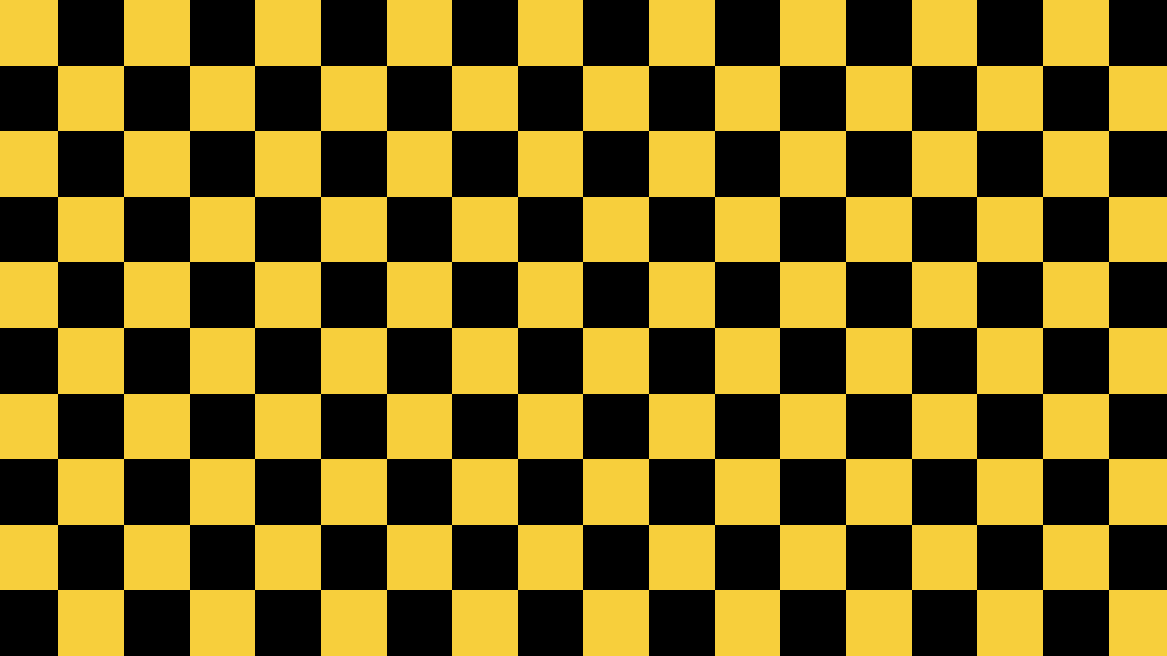 Yellow and Black Small Checkered desktop wallpaper in 4K