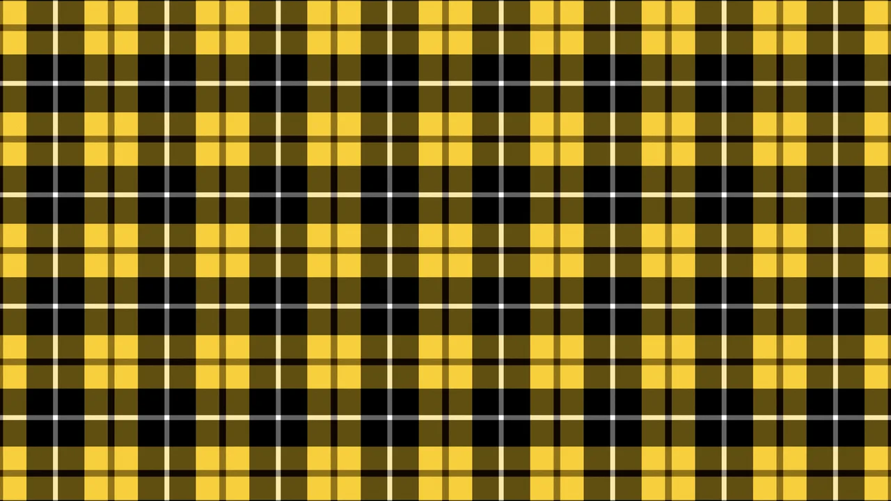 Yellow and Black Tartan Plaid desktop wallpaper in 4K