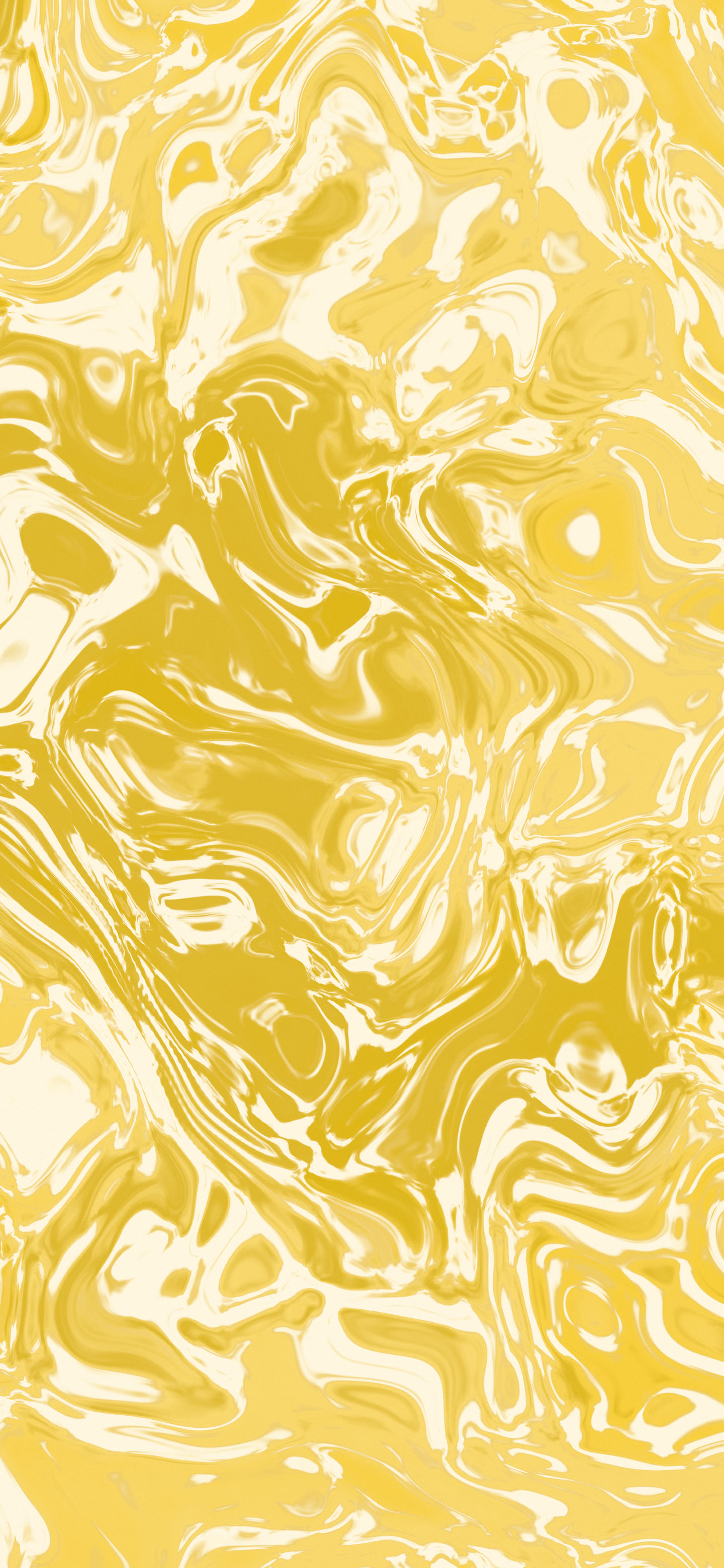 Yellow and Cream Liquid Marble wallpaper for iPhone and Android