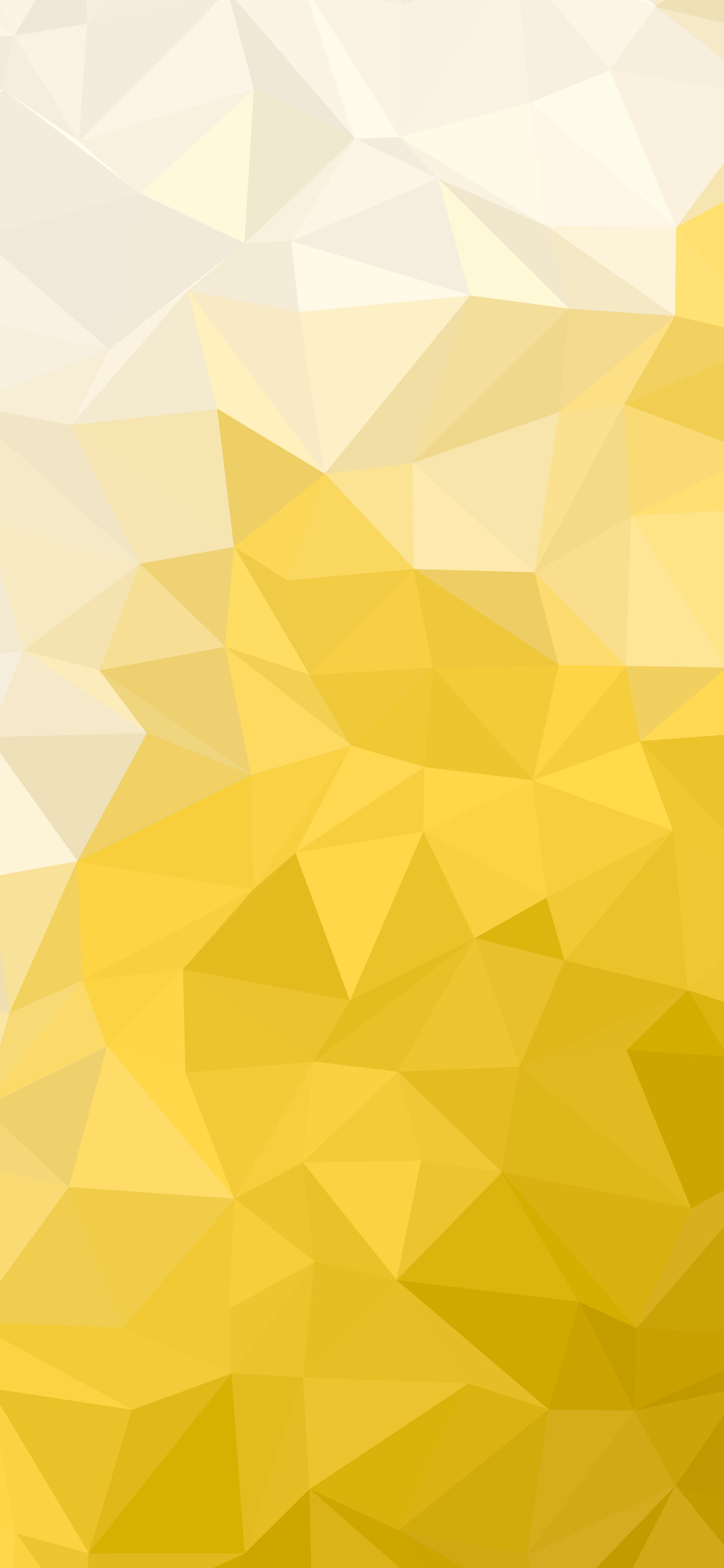 Yellow and Cream Low Poly wallpaper for iPhone and Android