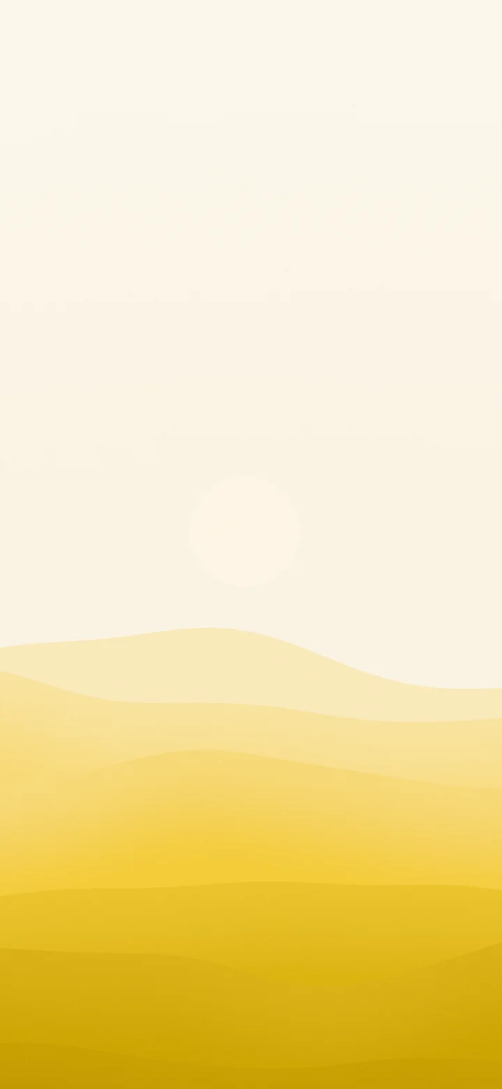 Yellow and Cream Minimalist Desert Dunes wallpaper for iPhone and Android