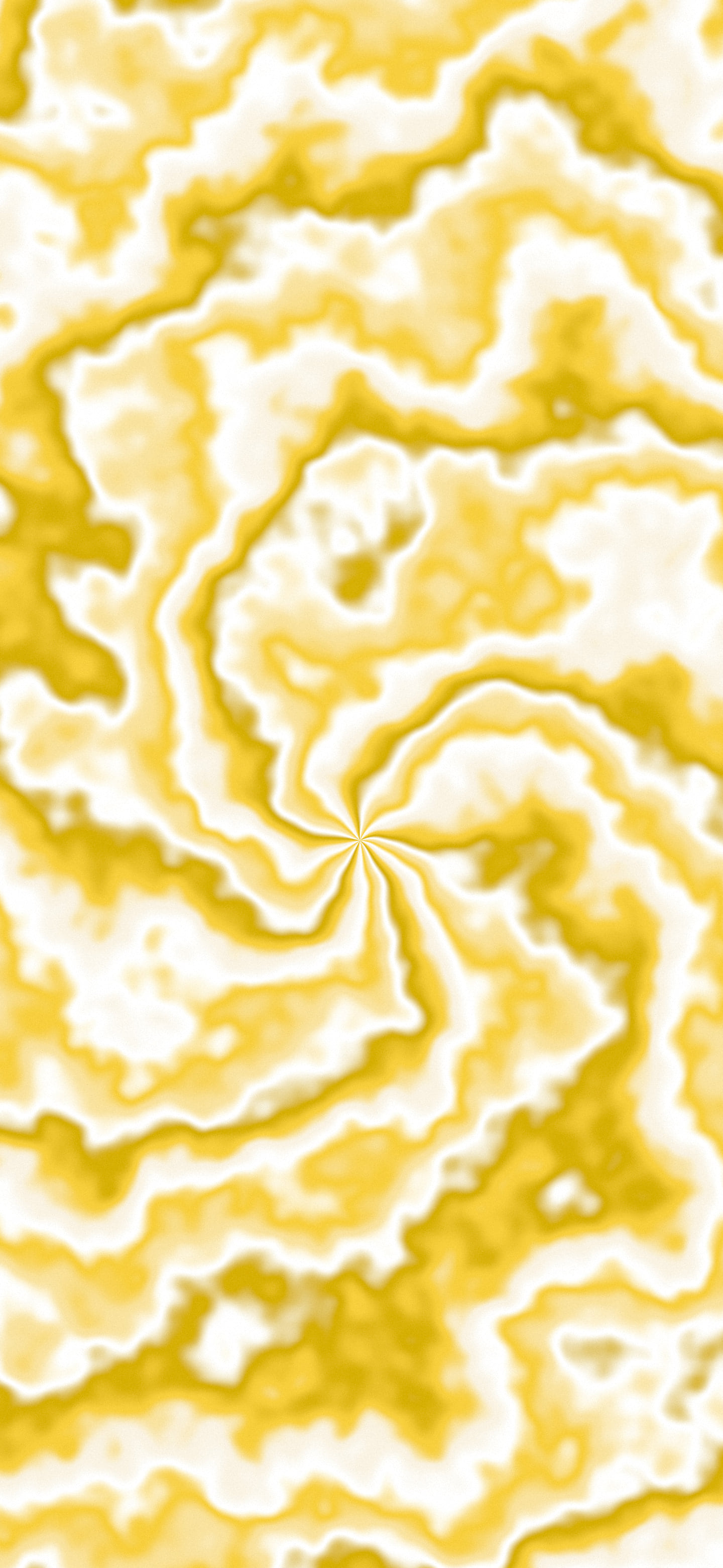 Yellow and Cream Spiral Tie Dye wallpaper for iPhone and Android