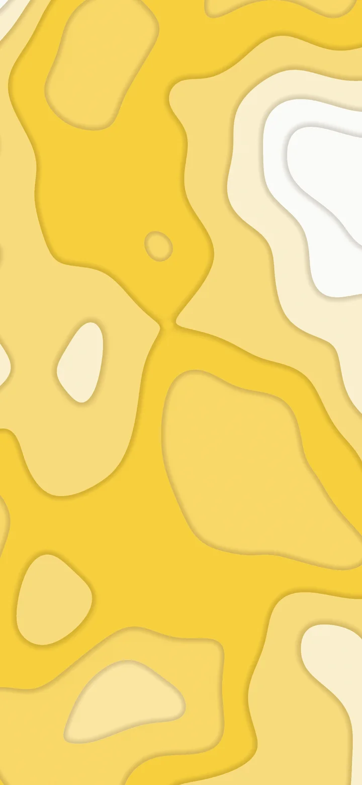 Yellow and White Layered Topographic wallpaper for iPhone and Android