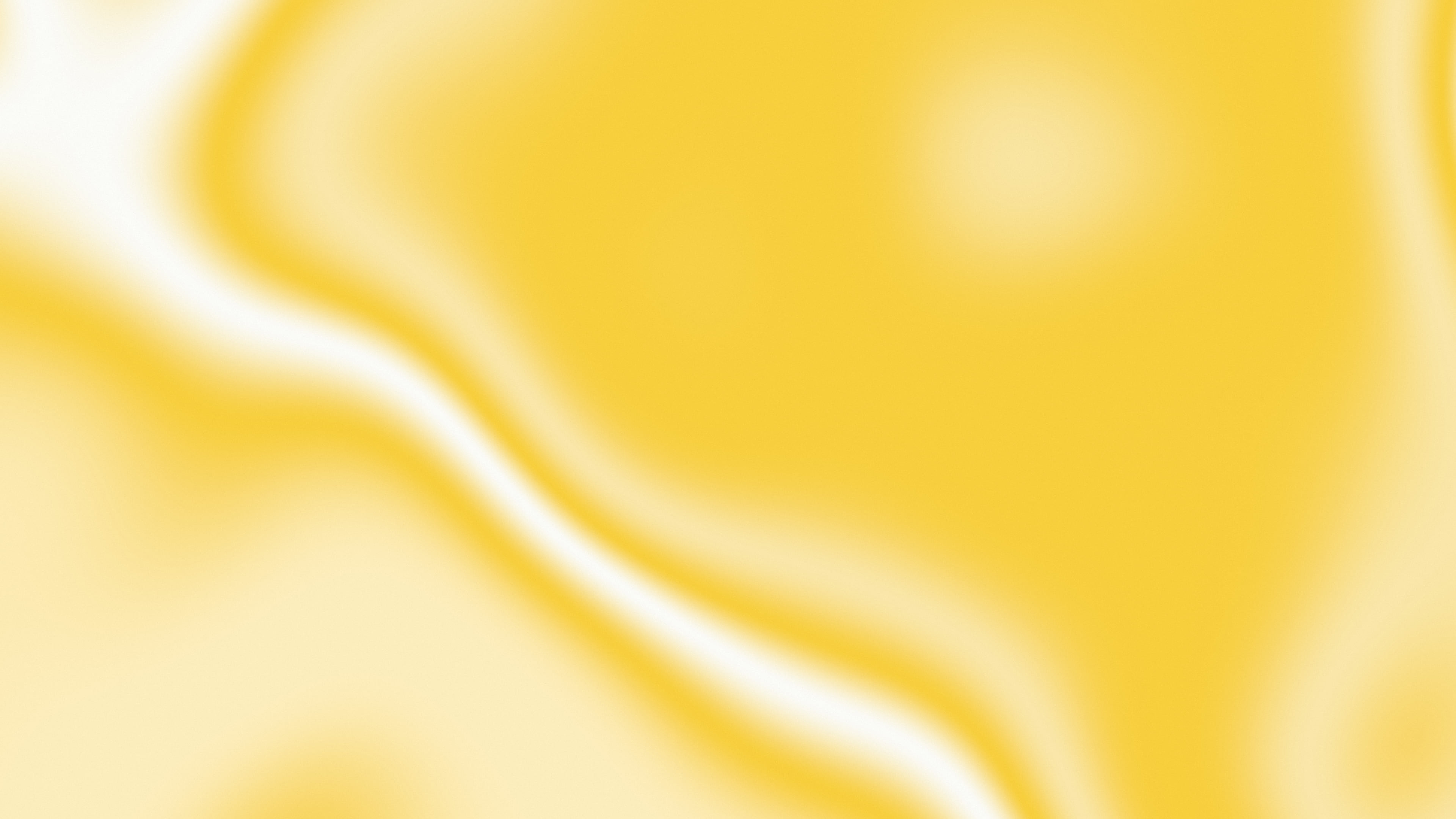 Yellow and White Silky Gradient desktop wallpaper in 4K