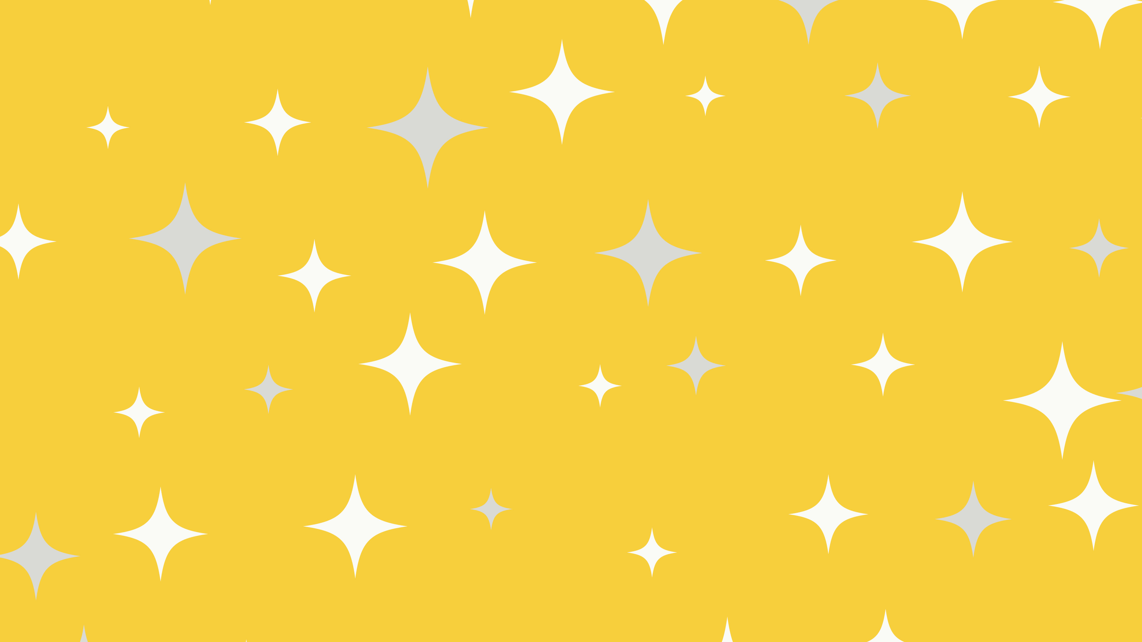 Yellow and White Sparkle Pattern desktop wallpaper in 4K