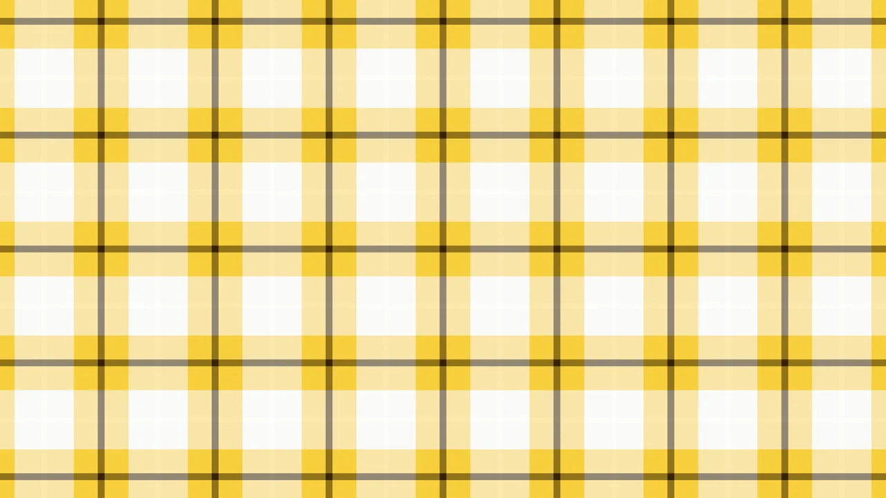 Yellow and White Tartan Plaid desktop wallpaper in 4K