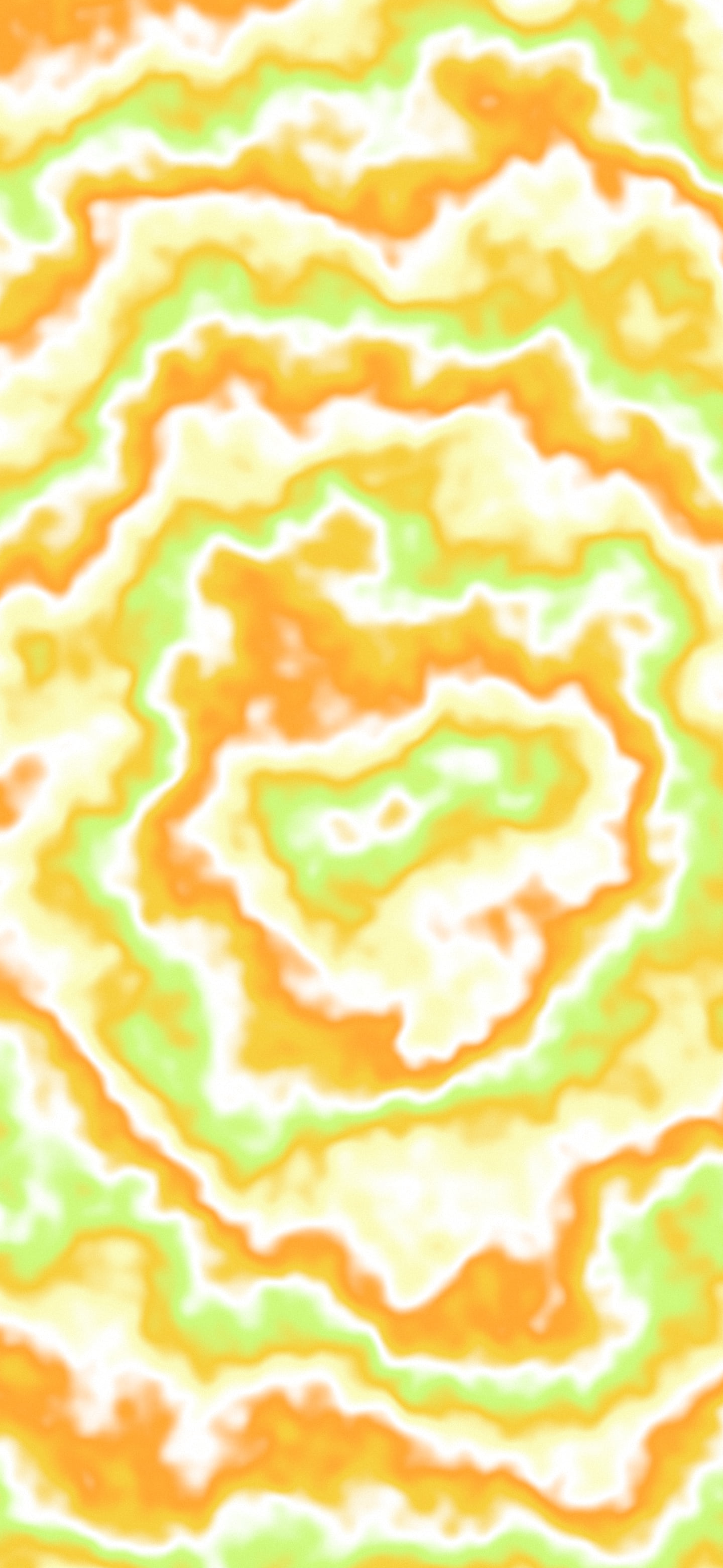 Yellow Bullseye Tie Dye wallpaper for iPhone and Android