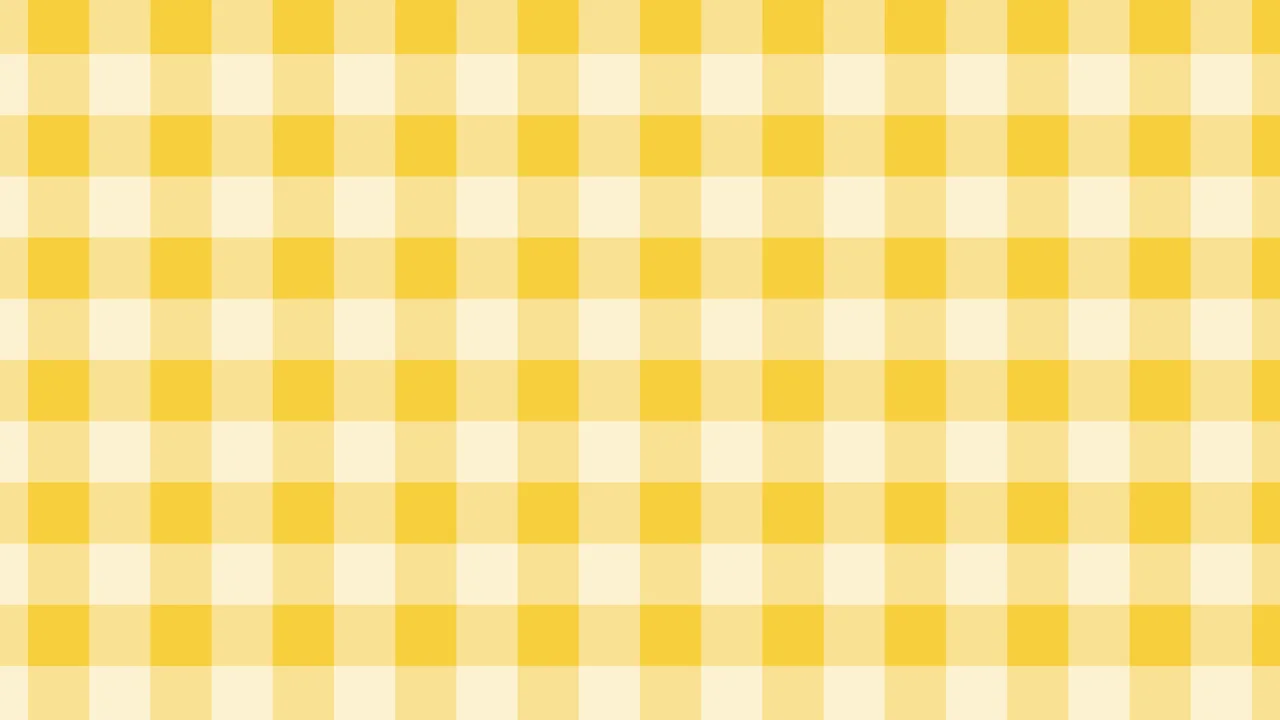 Yellow Gingham desktop wallpaper in 4K