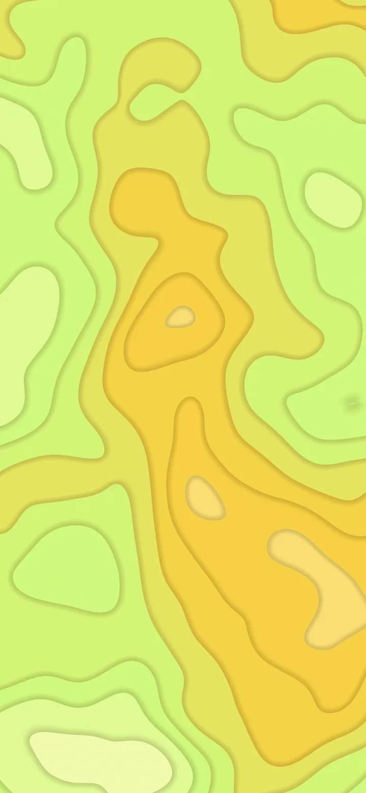Yellow Layered Topographic wallpaper for iPhone and Android