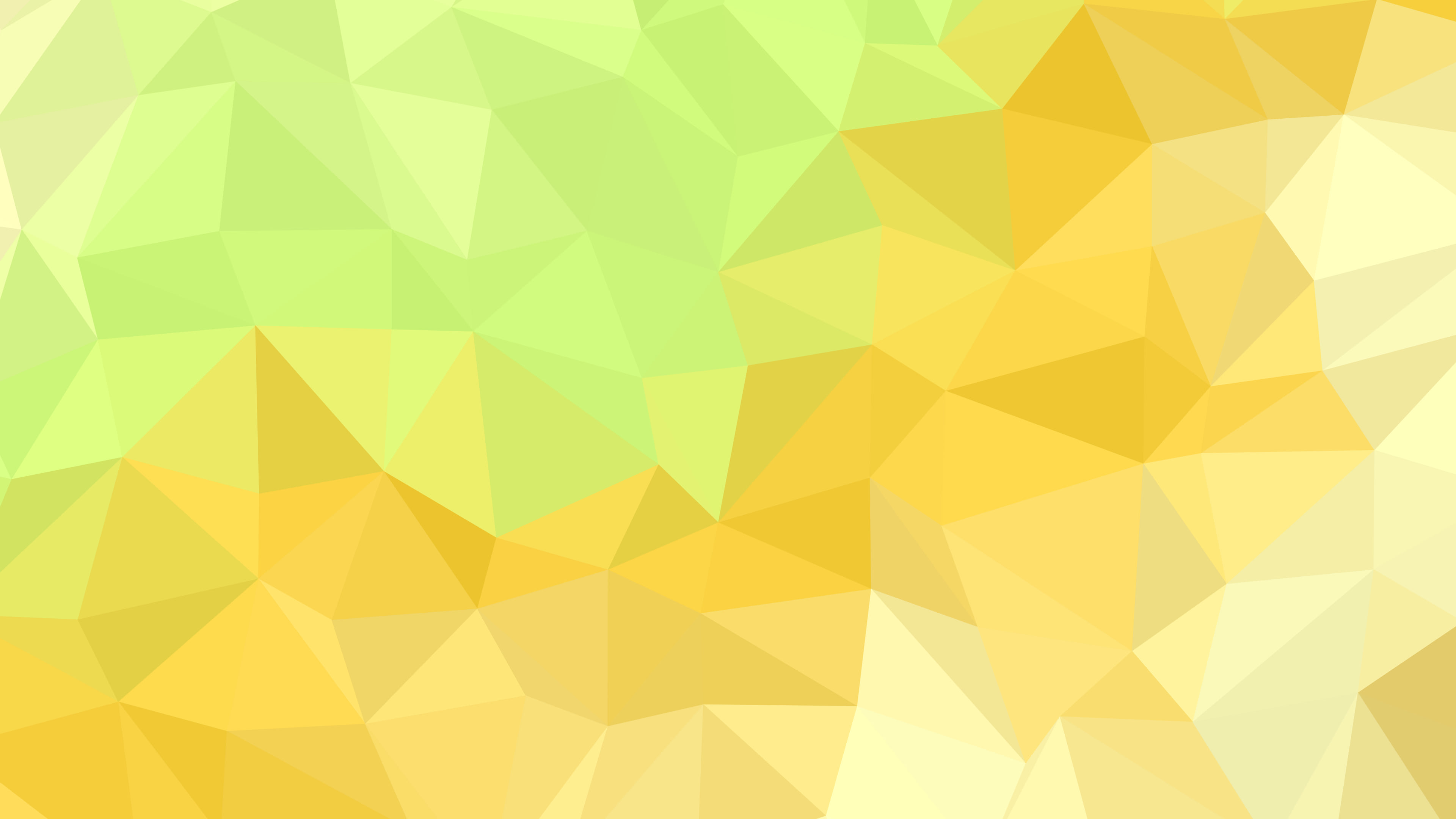 Yellow Low Poly desktop wallpaper in 4K