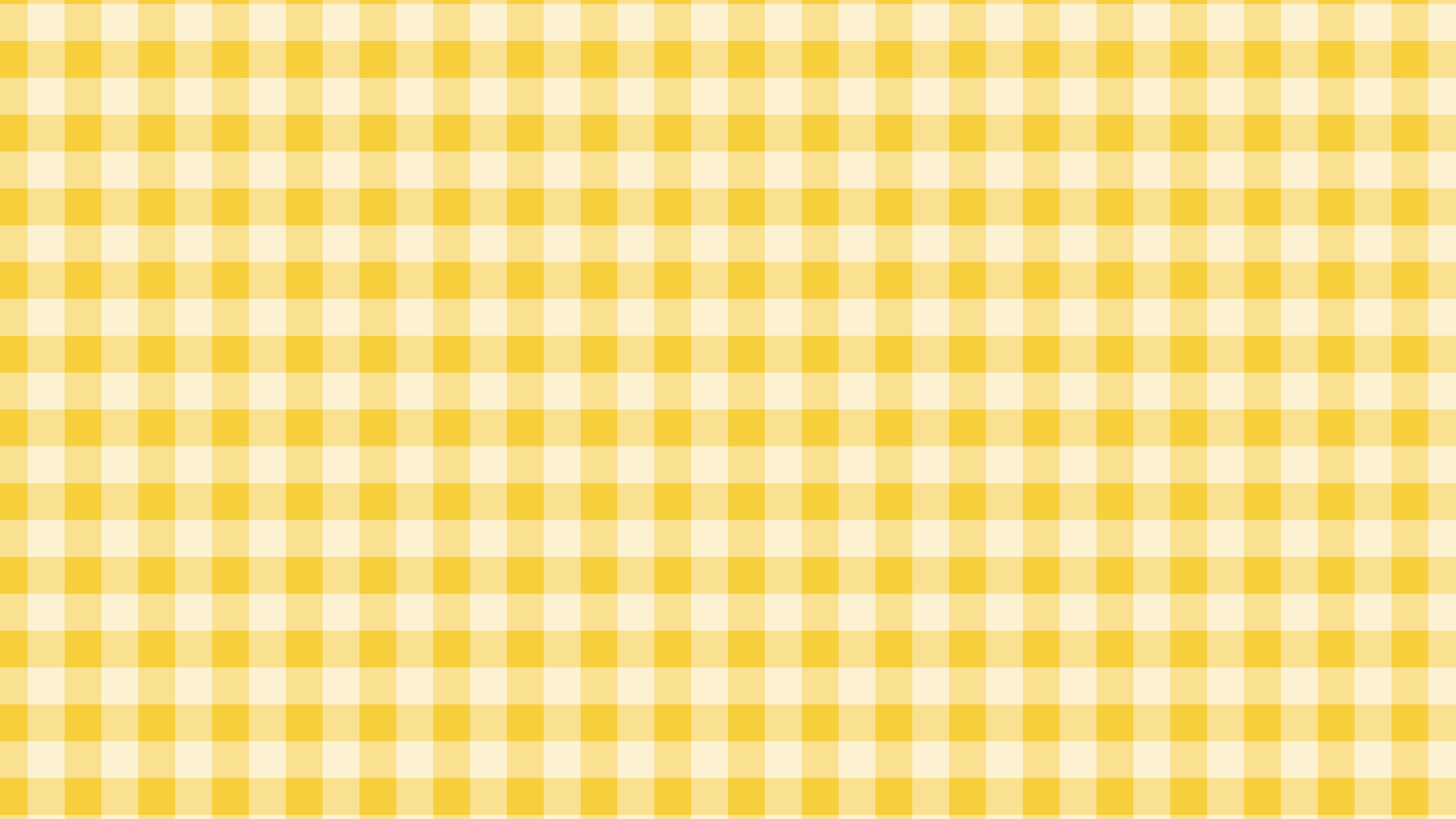 Yellow Mini Gingham desktop wallpaper in 4K