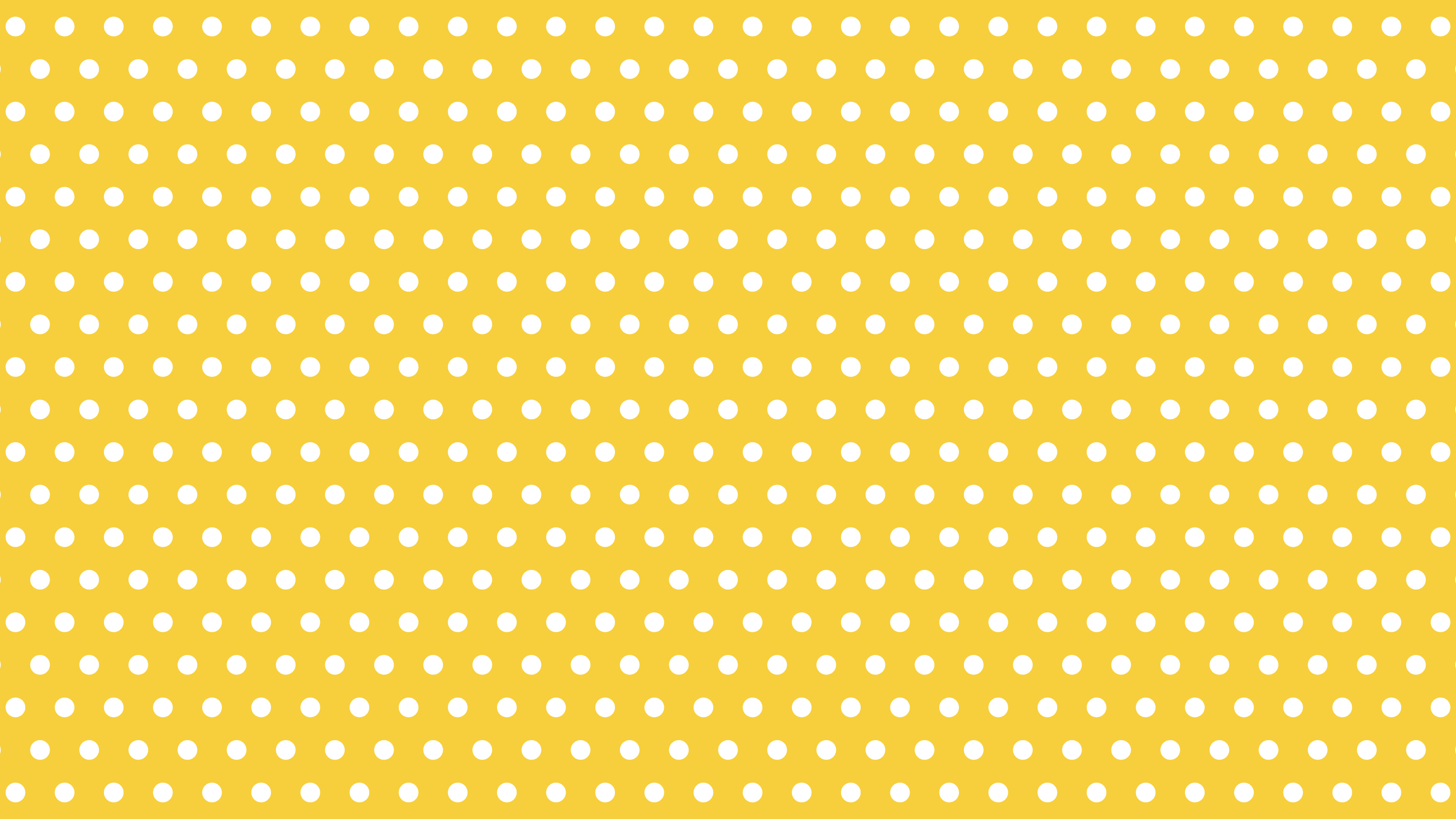 Yellow Mini Polka Dot desktop wallpaper in 4K