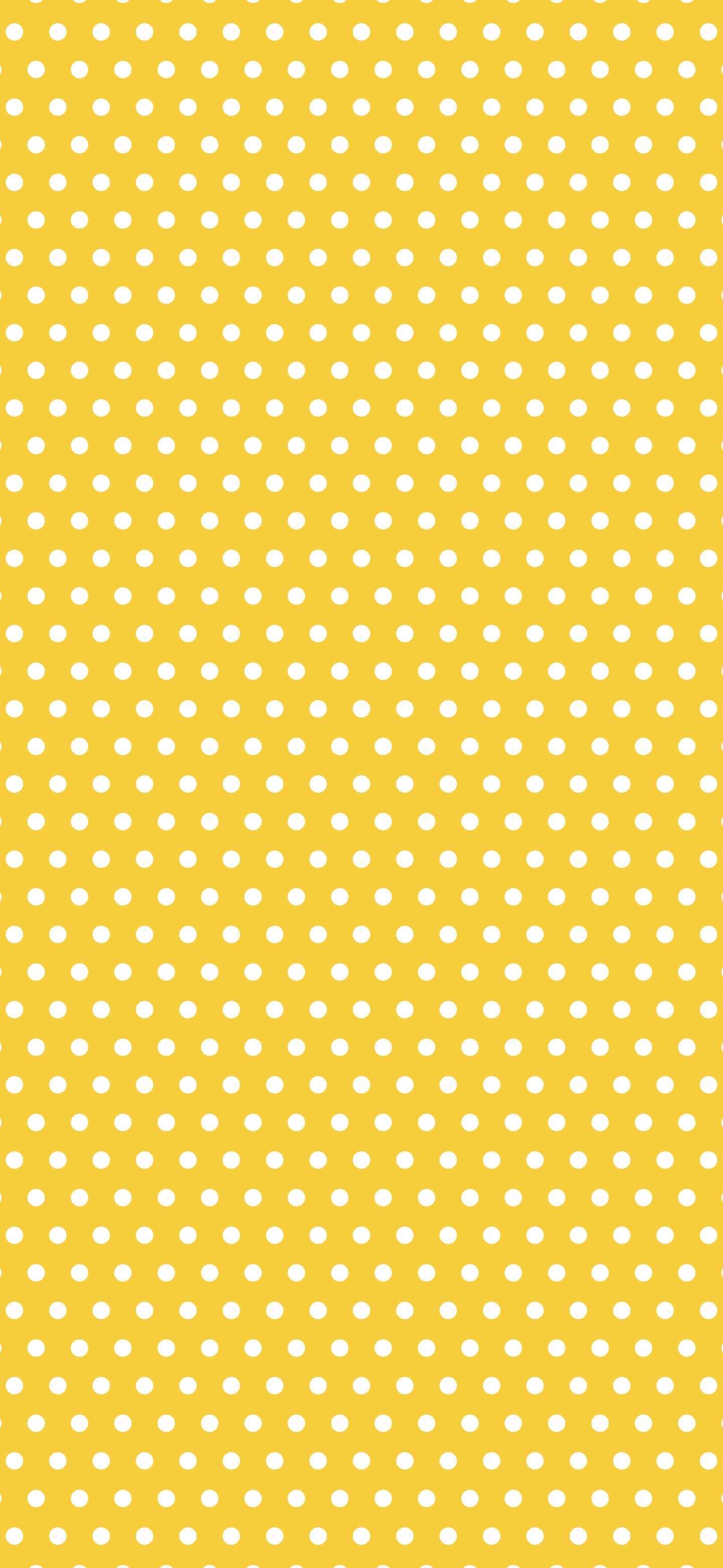Yellow Mini Polka Dot wallpaper for iPhone and Android