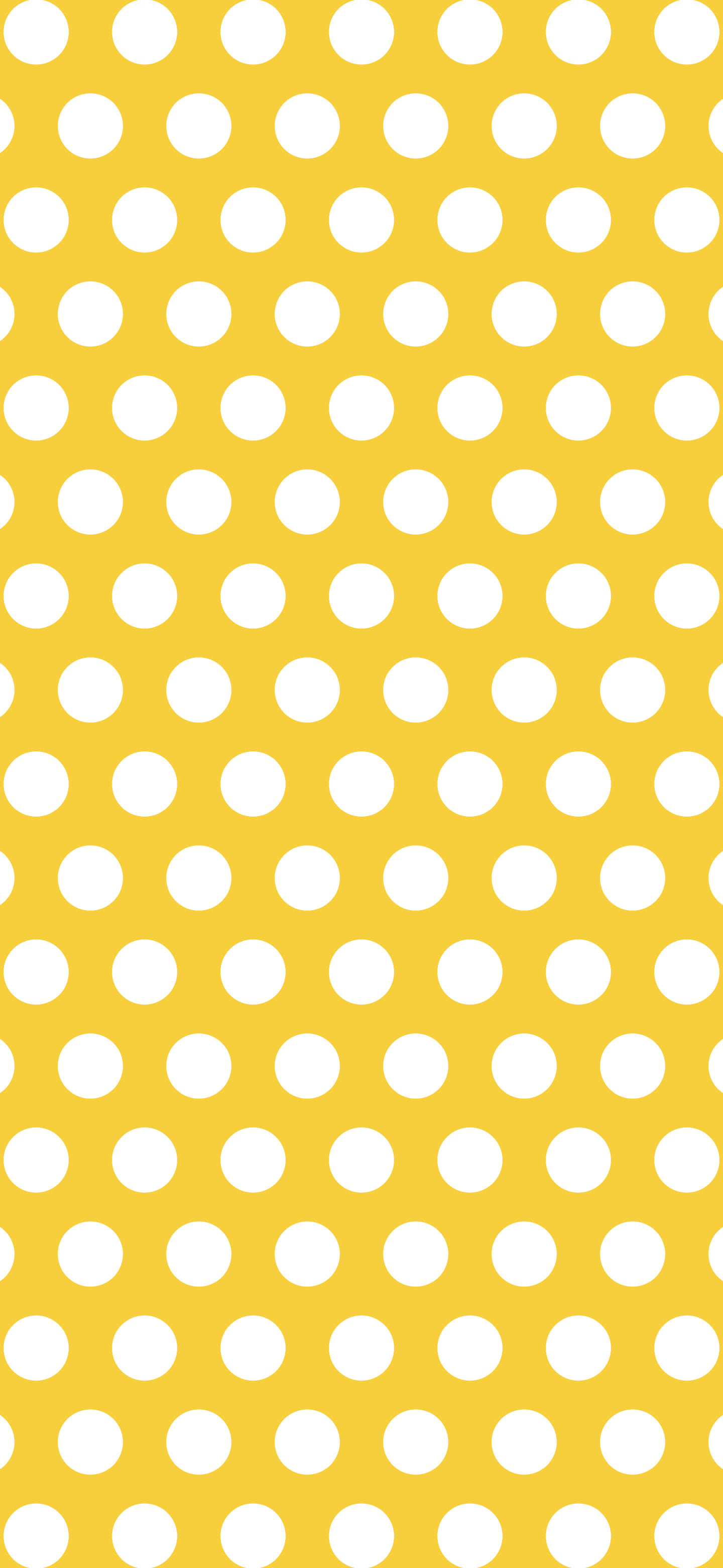 Yellow Polka Dot wallpaper for iPhone and Android