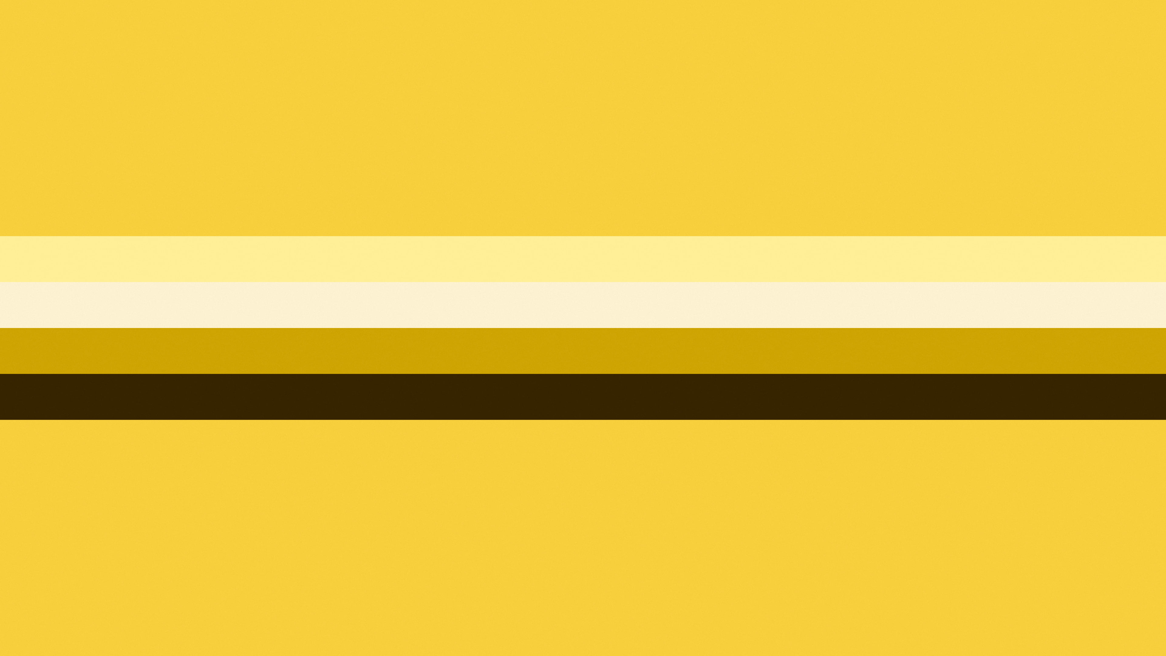 Yellow Retro Stripe desktop wallpaper in 4K
