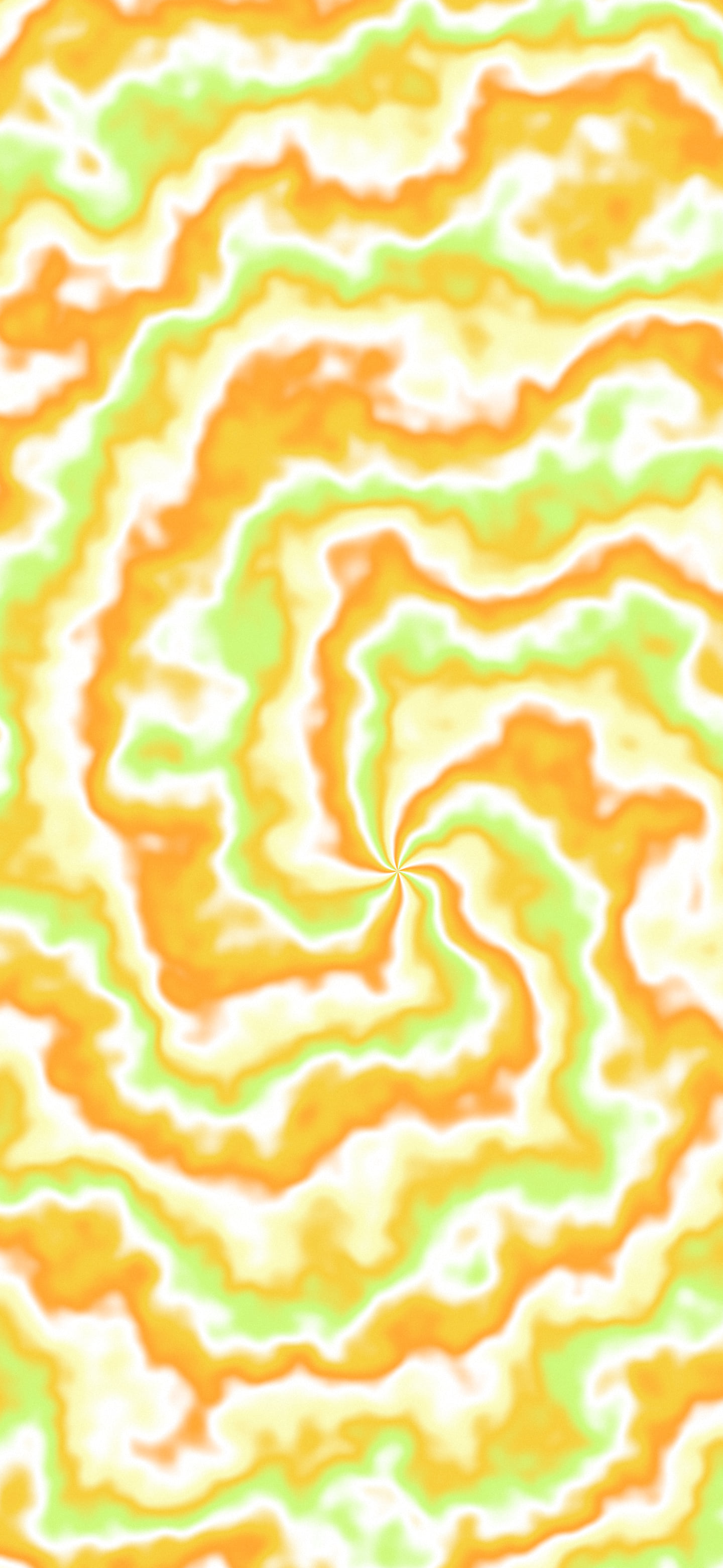 Yellow Spiral Tie Dye wallpaper for iPhone and Android